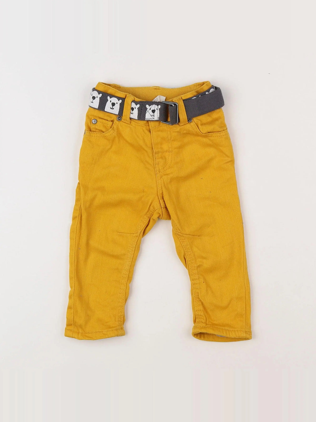 H&M - jean jaune - 3/6 mois