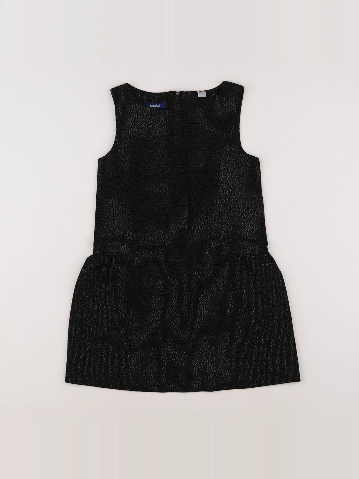 Okaidi - robe noir, or - 6 ans