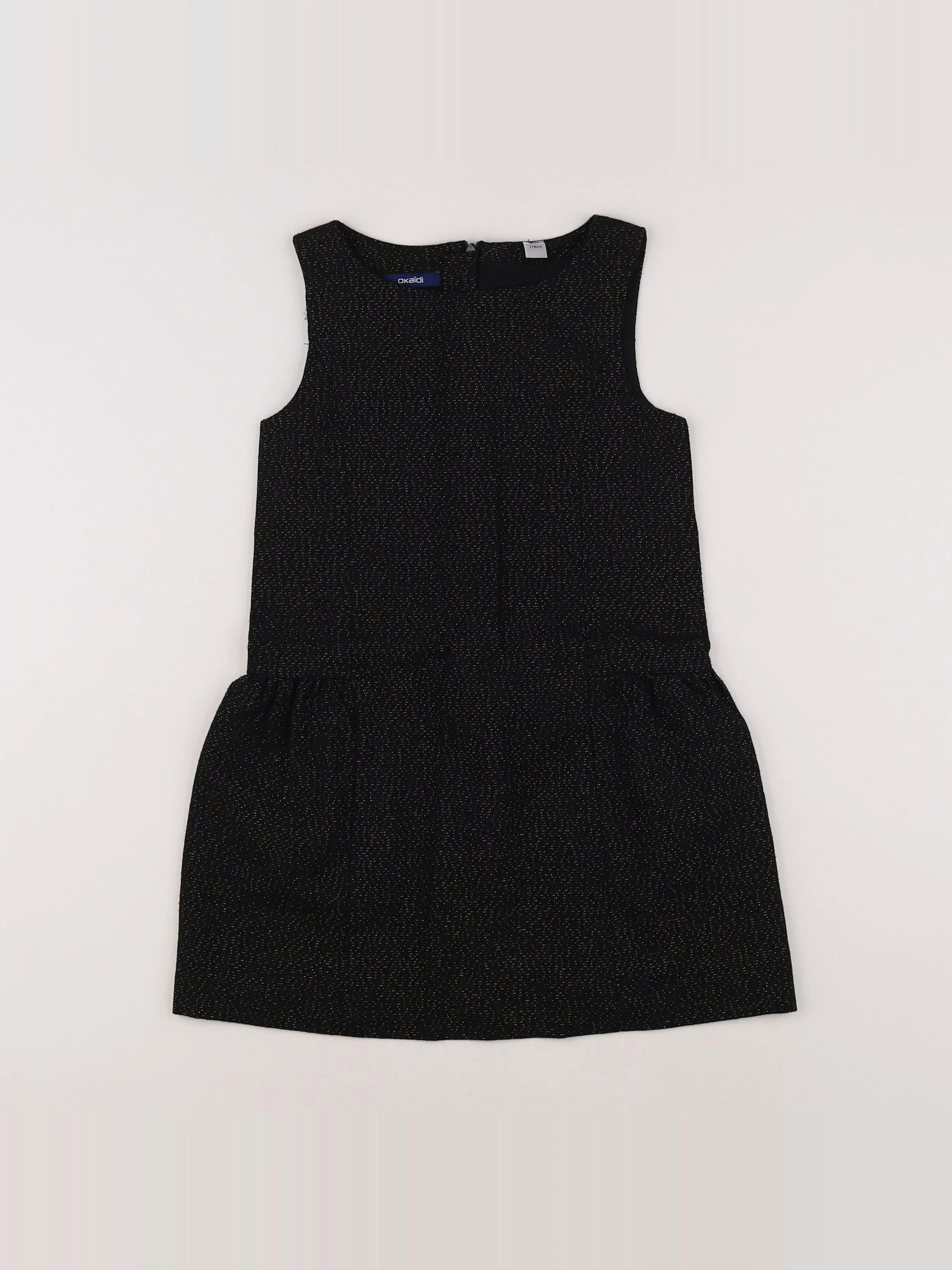 Okaidi - robe noir, or - 6 ans