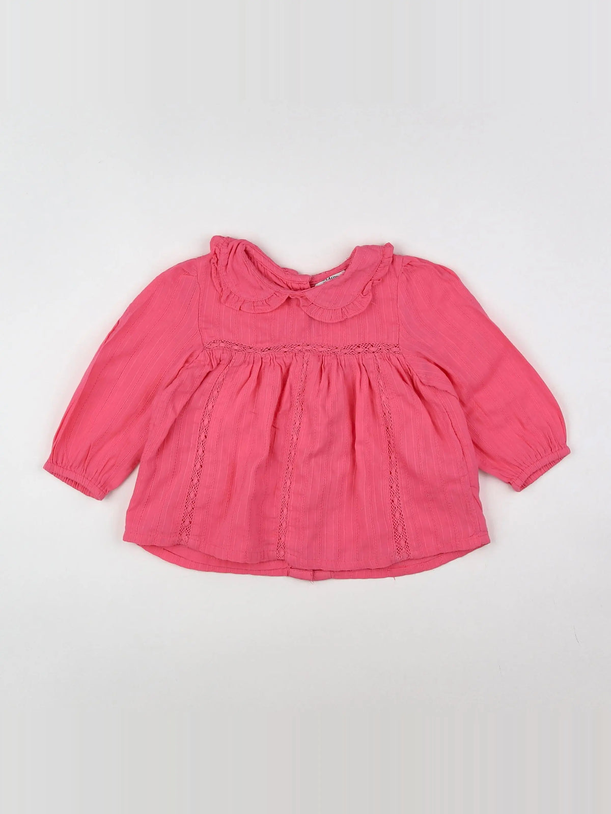 Tape à l'oeil - blouse rose - 12 mois