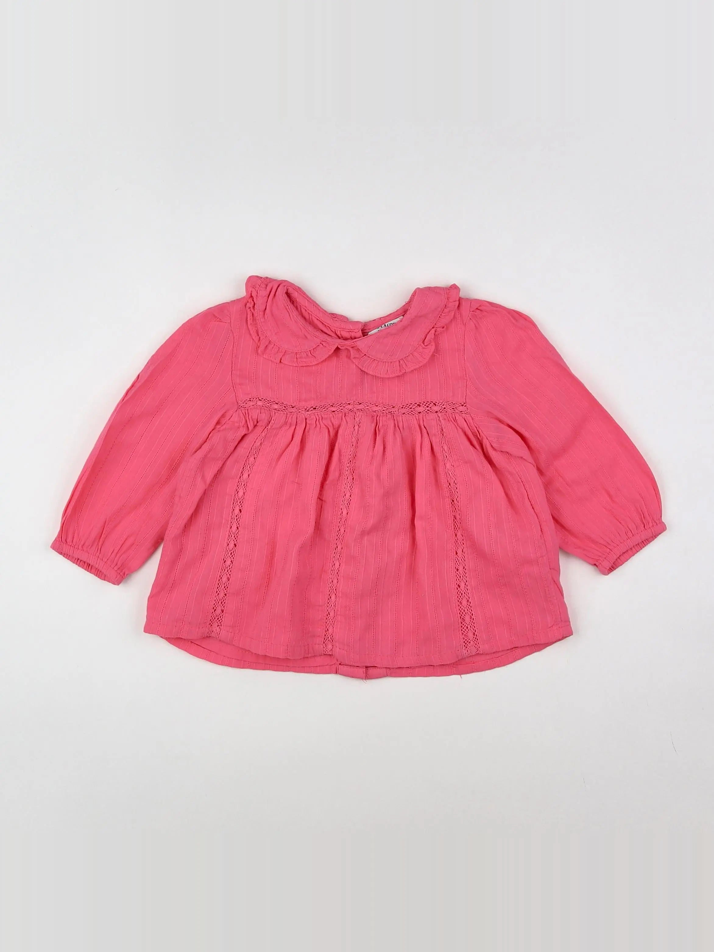 Tape à l'oeil - blouse rose - 12 mois