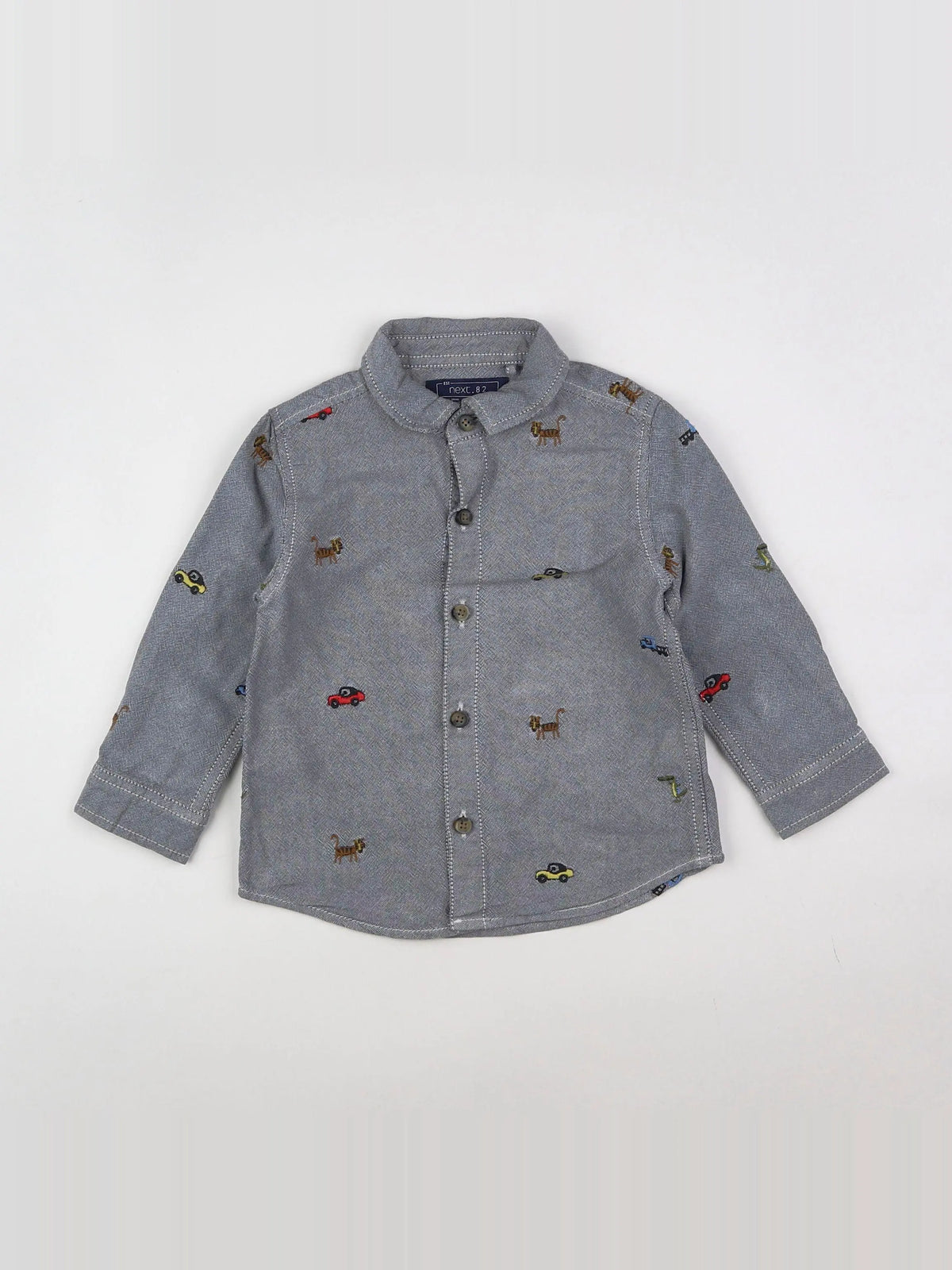 Next - chemise gris - 18 mois