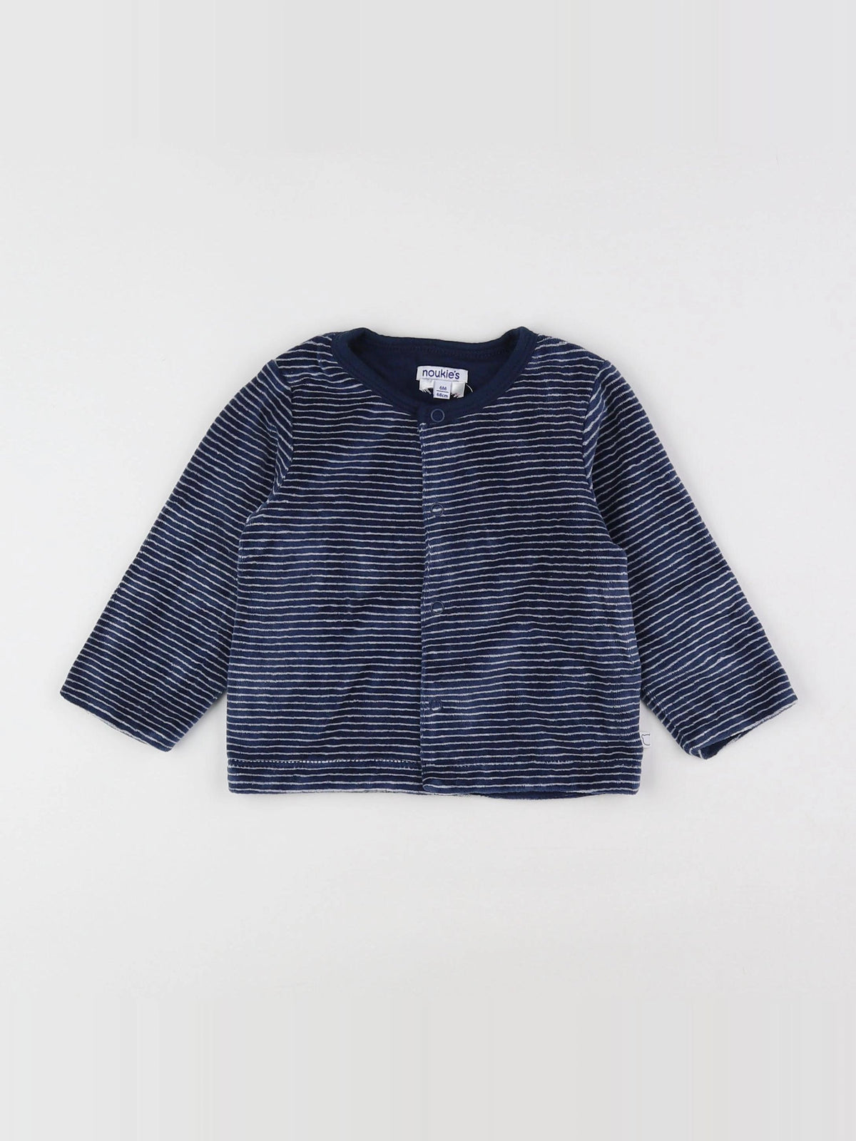 Noukie's - veste bleu, blanc - 6 mois