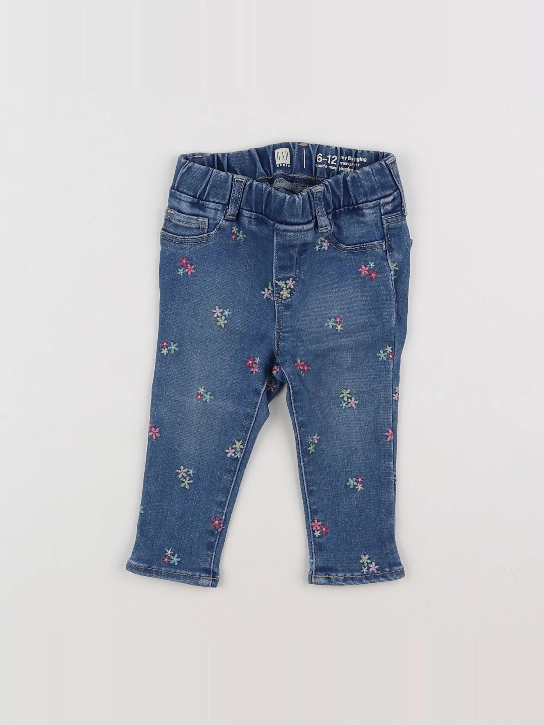 GAP - jegging bleu - 6/12 mois