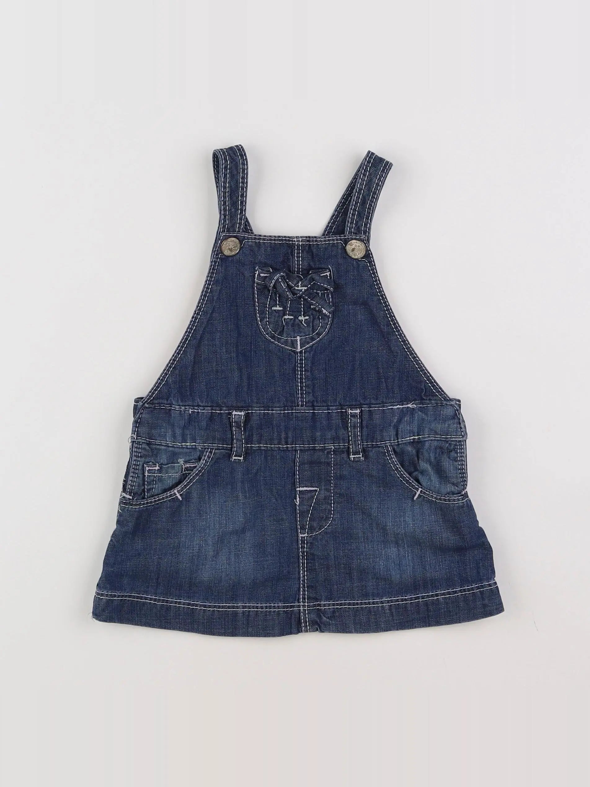GAP - robe bleu - 9/12 mois