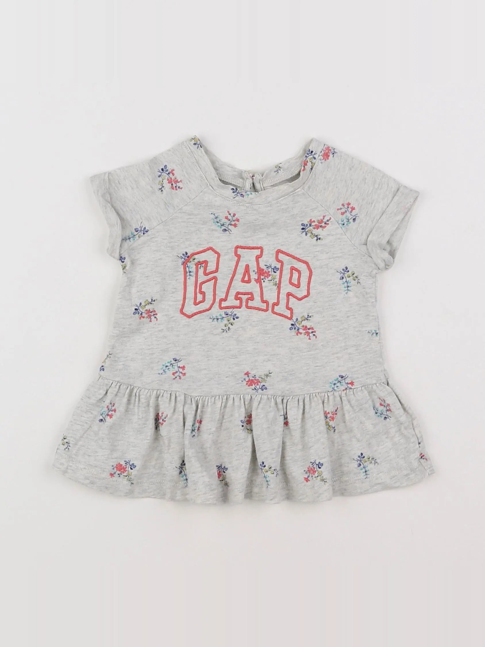 GAP - robe gris - 0/3 mois