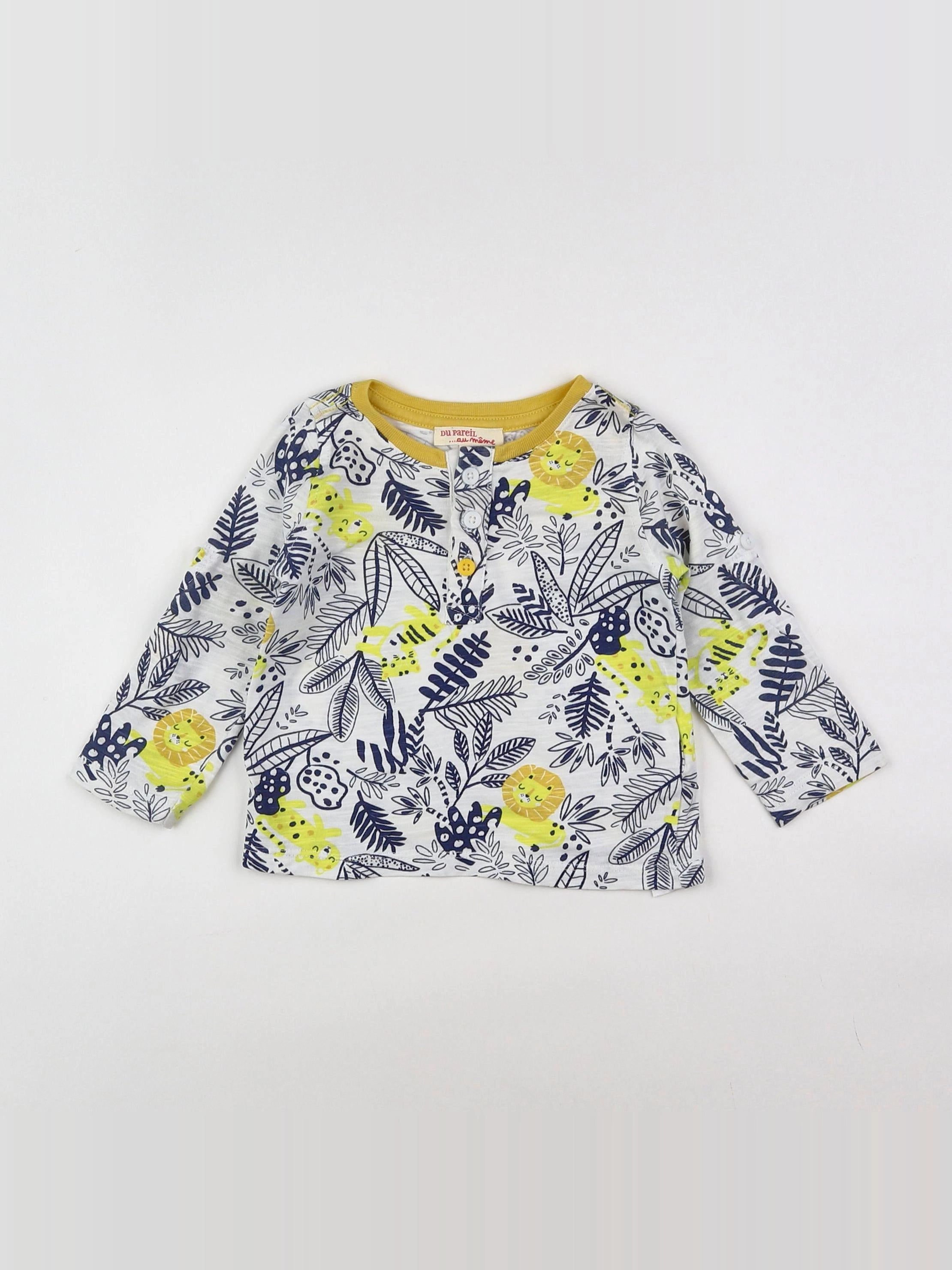 DPAM - tee-shirt multicolore - 12 mois