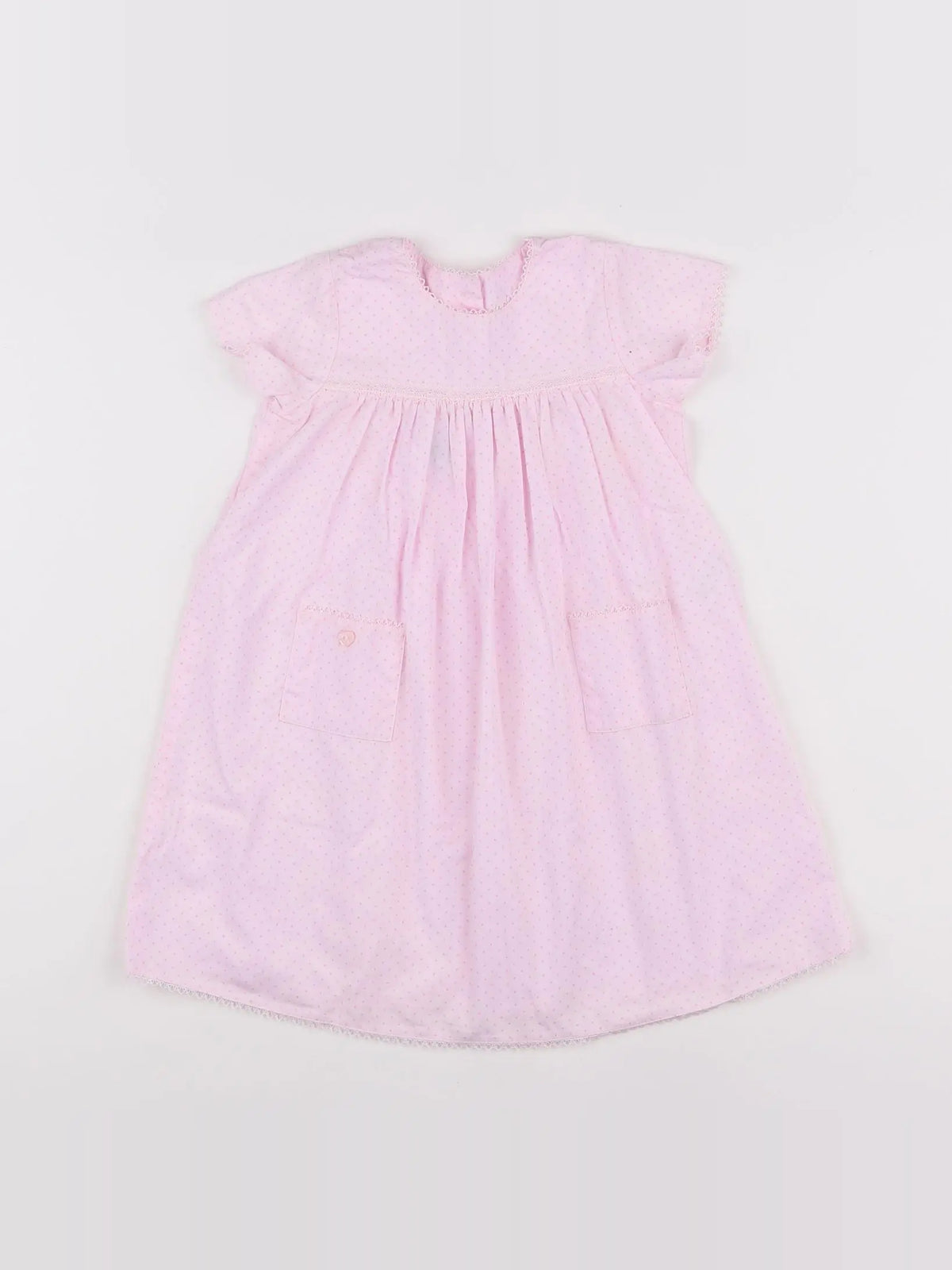 Petit Bateau - robe rose - 18 mois