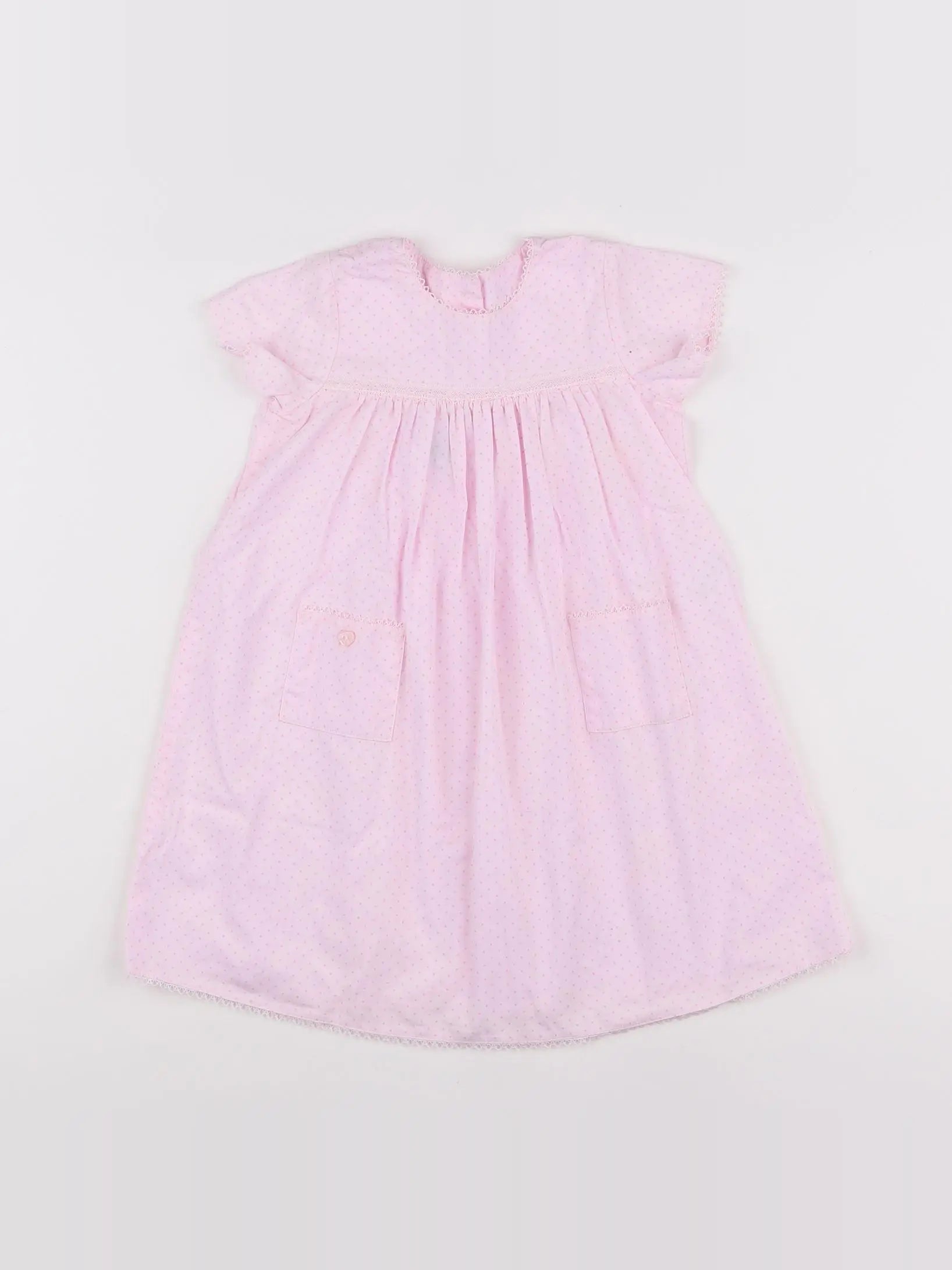 Petit Bateau - robe rose - 18 mois