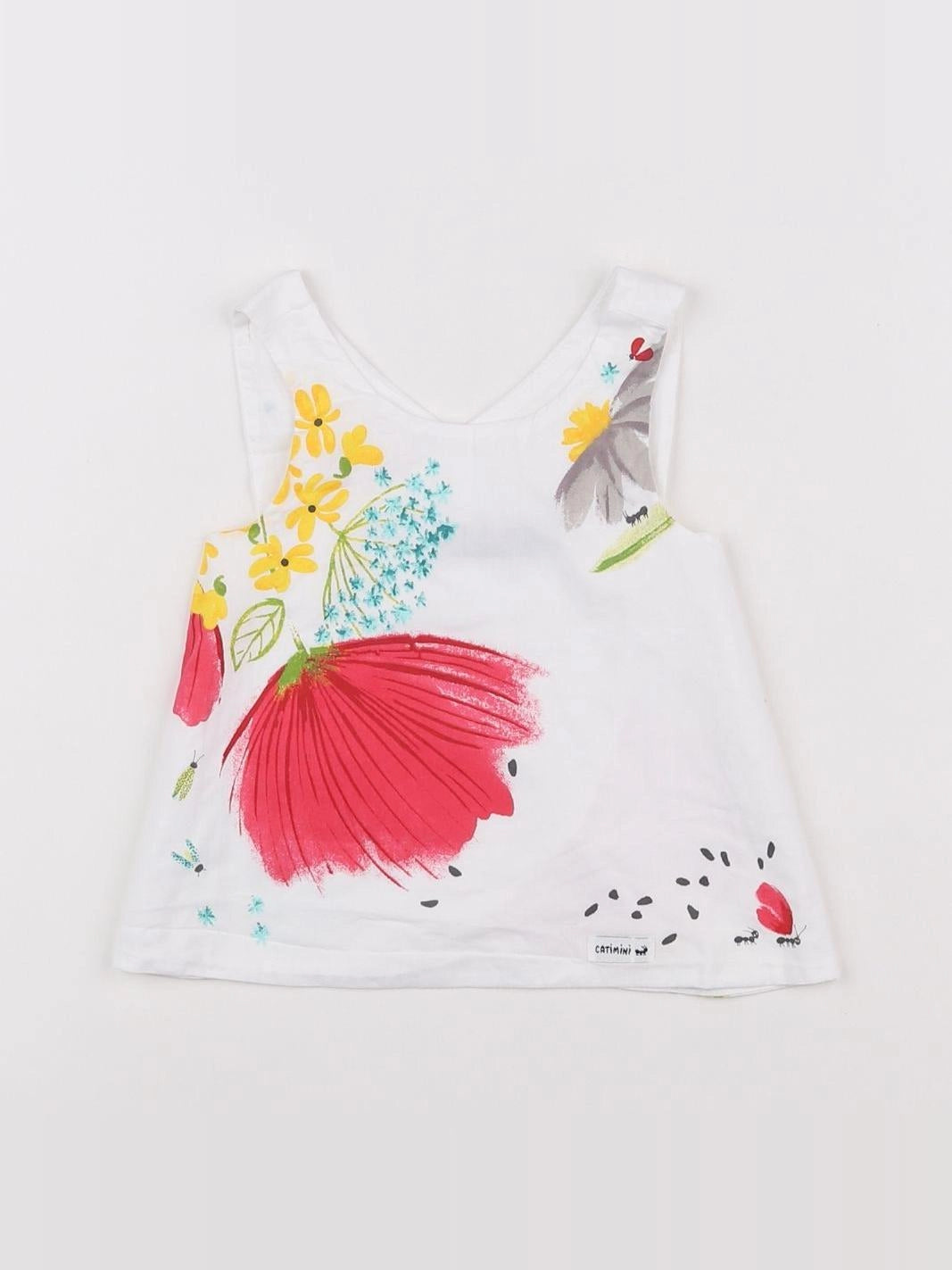 Catimini - blouse multicolore - 12 mois