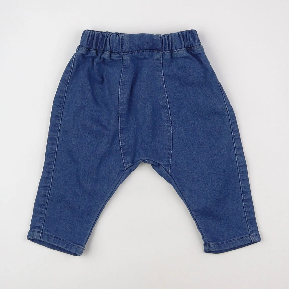 Vertbaudet - pantalon bleu - 3 mois