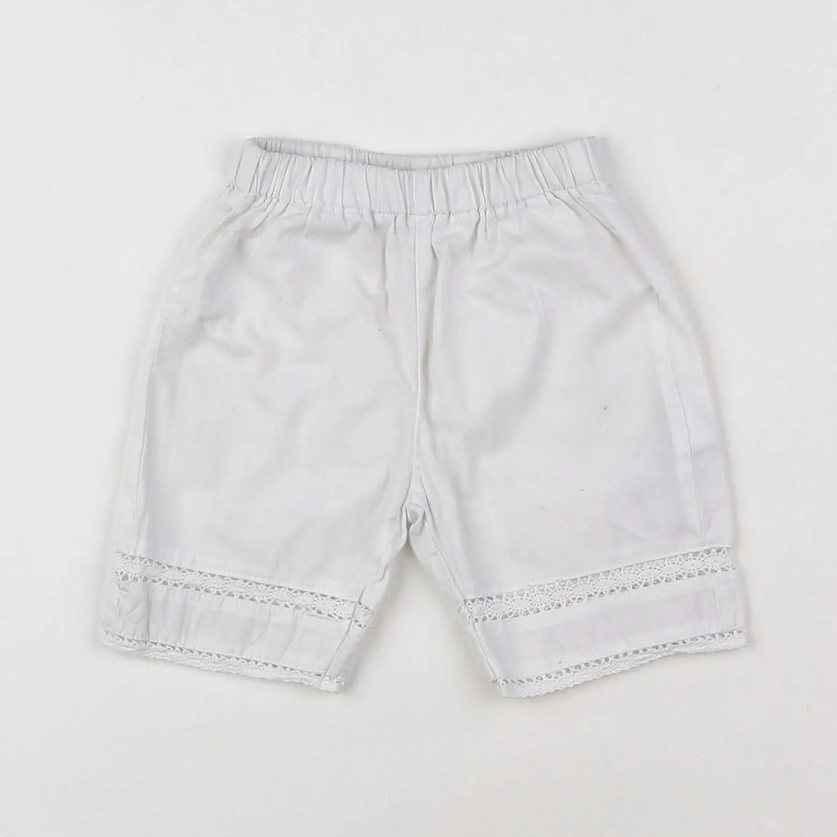 Vertbaudet - pantalon blanc - 6 mois