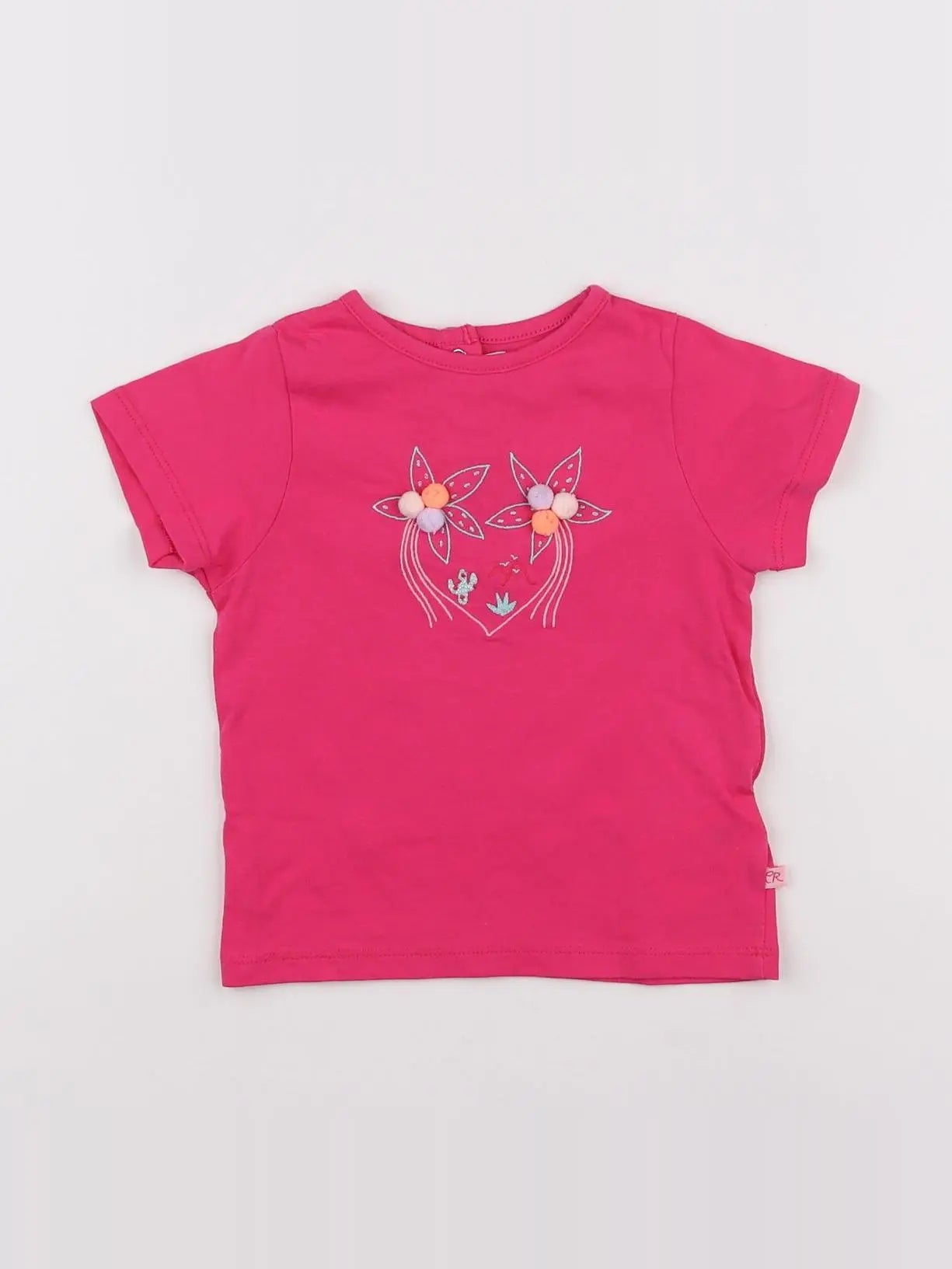 Cadet Rousselle - tee-shirt rose - 18 mois