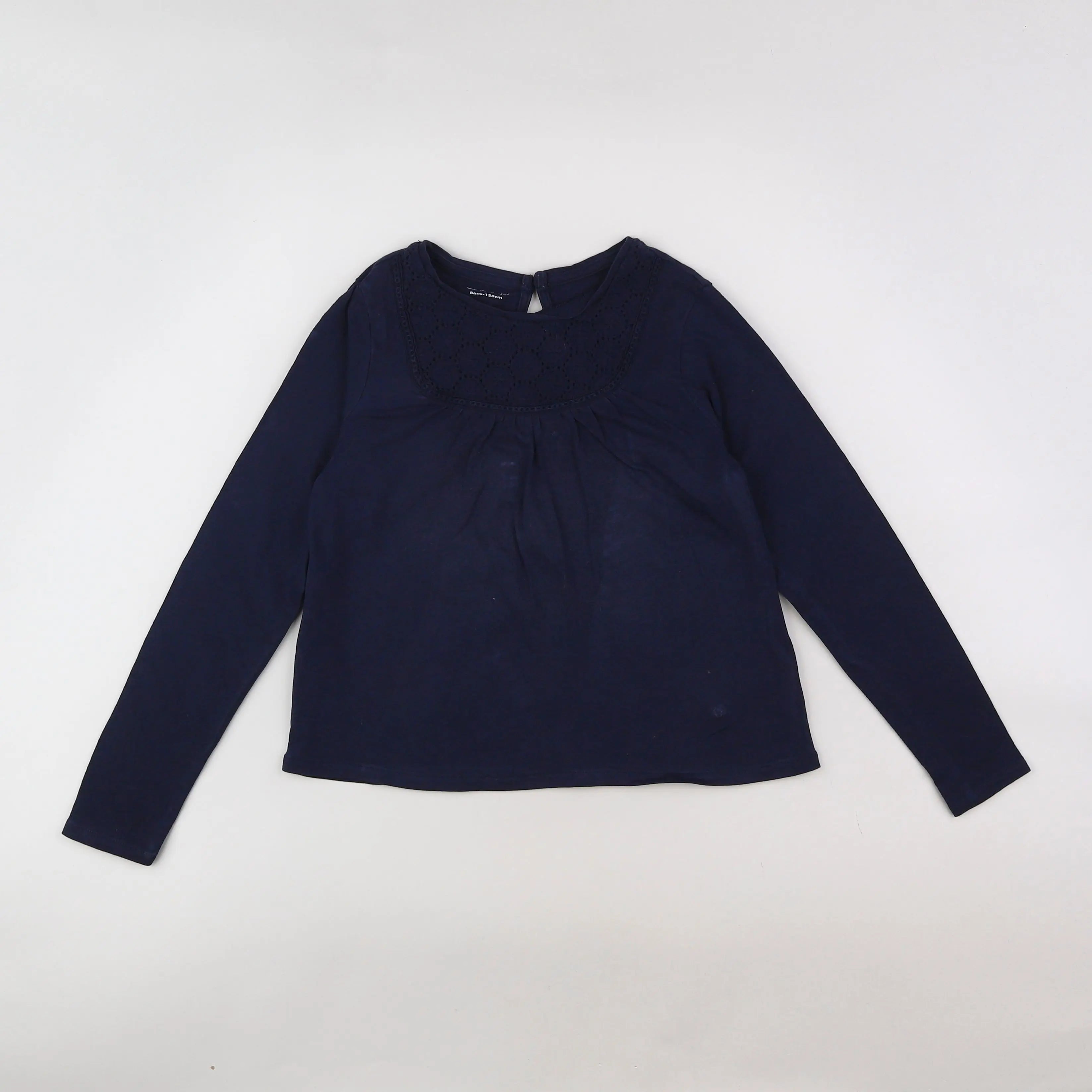 Vertbaudet - tee-shirt bleu - 8 ans