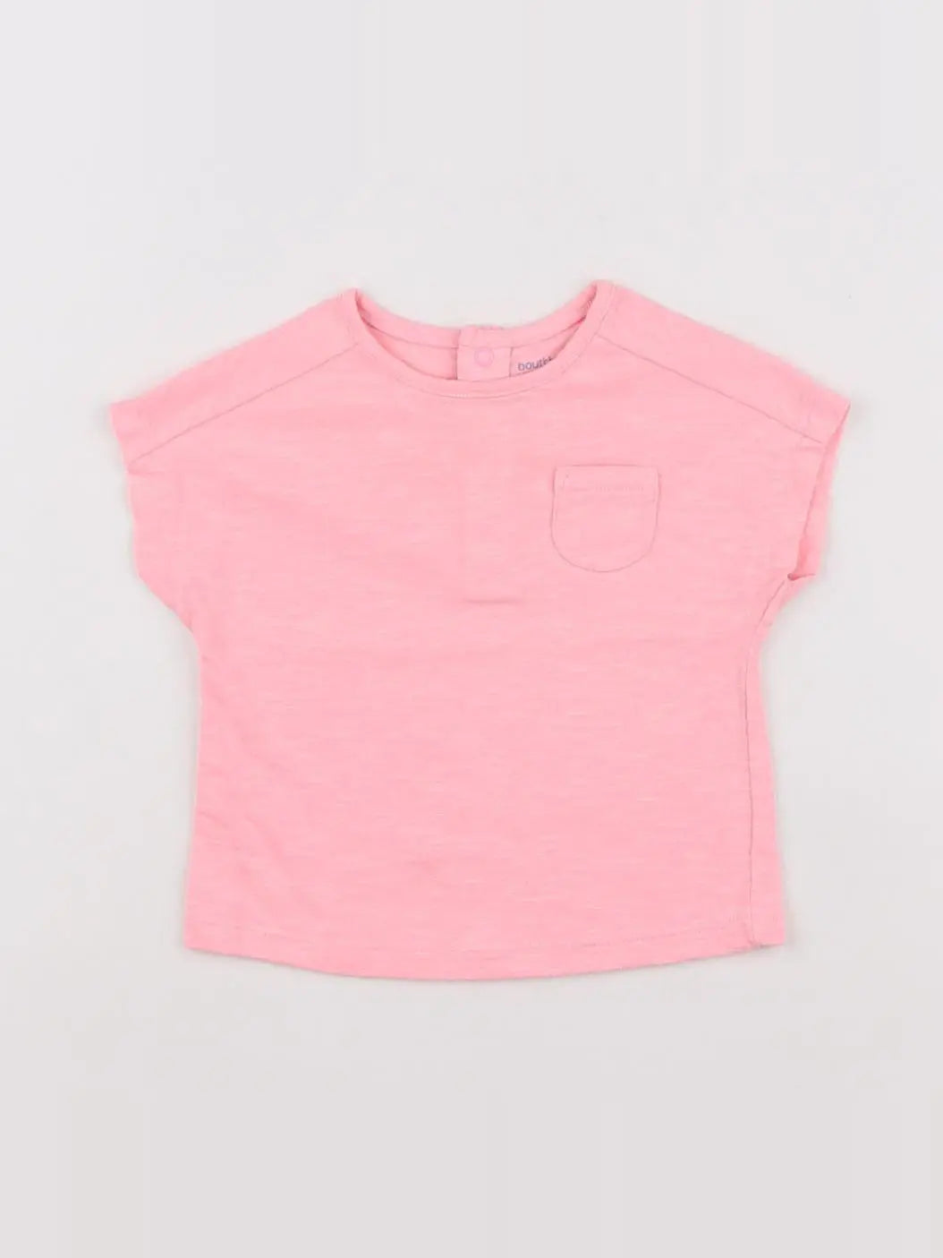 Boutchou - tee-shirt rose - 9 mois