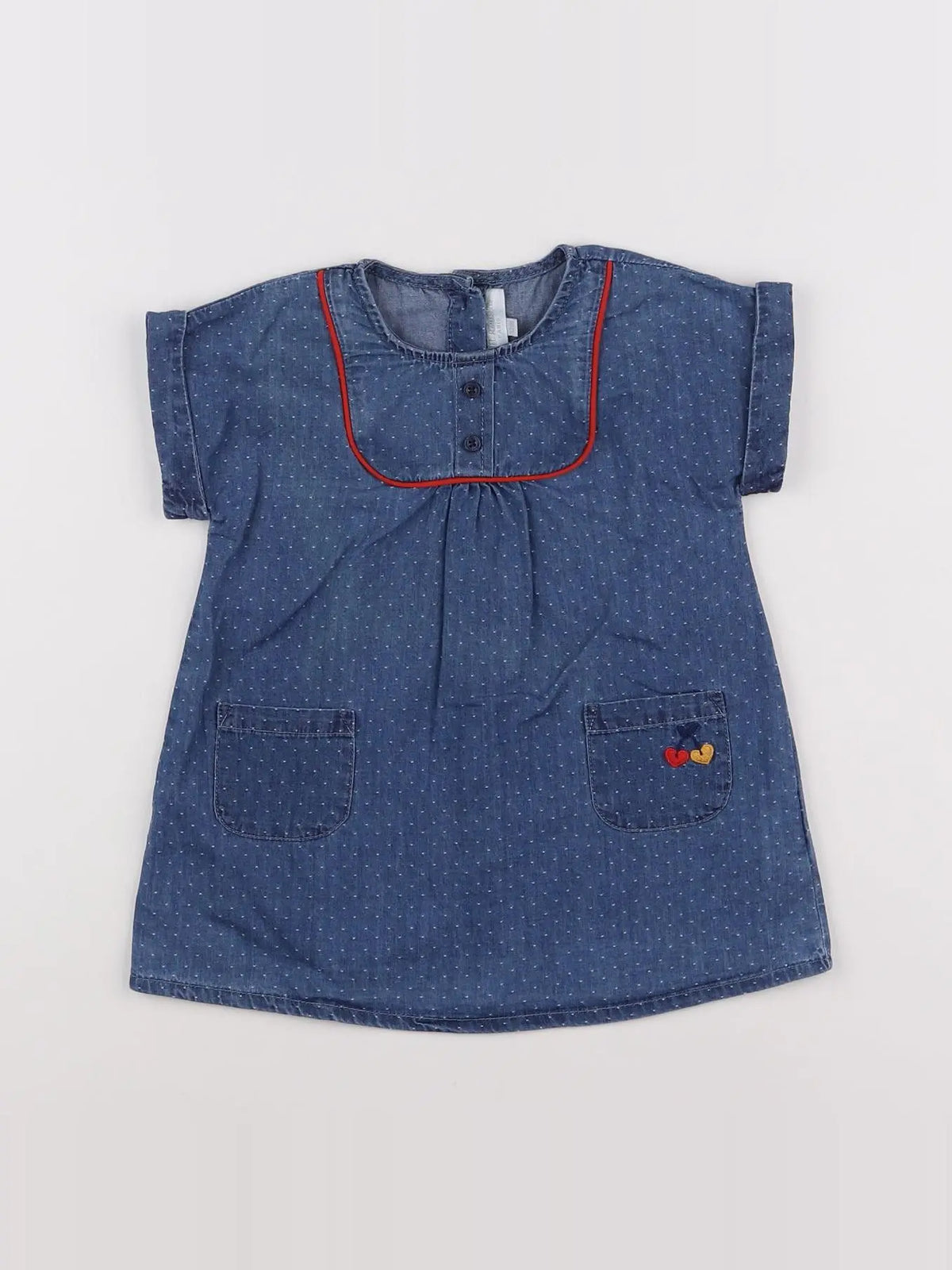Cadet Rousselle - robe bleu - 12 mois