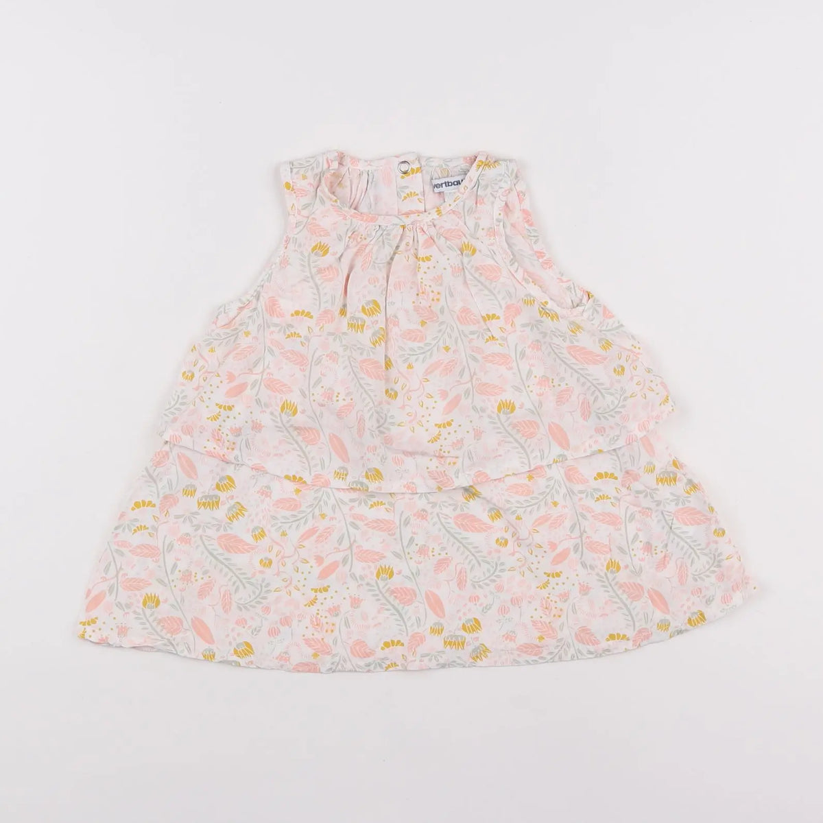 Vertbaudet - robe multicolore - 18 mois