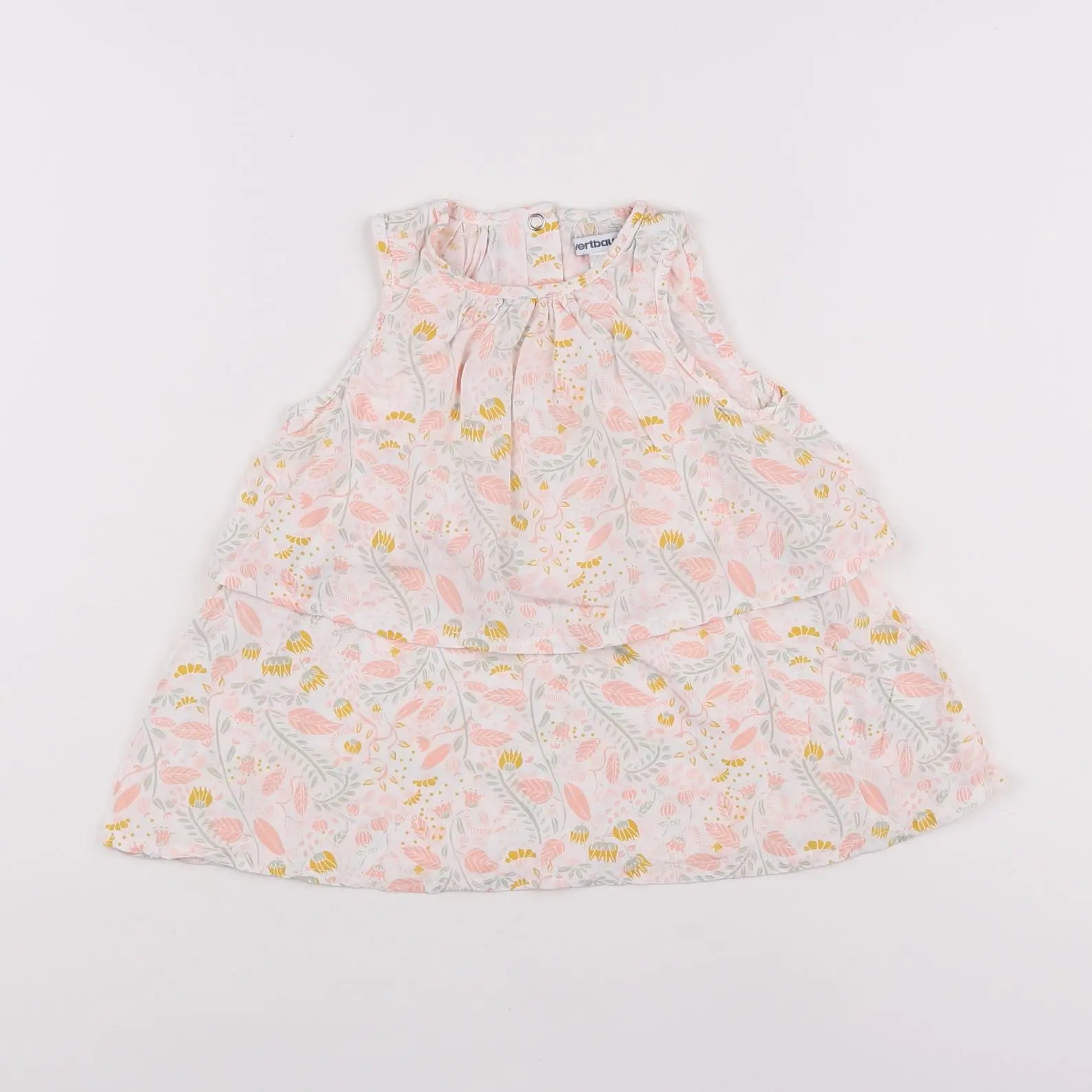 Vertbaudet - robe multicolore - 18 mois
