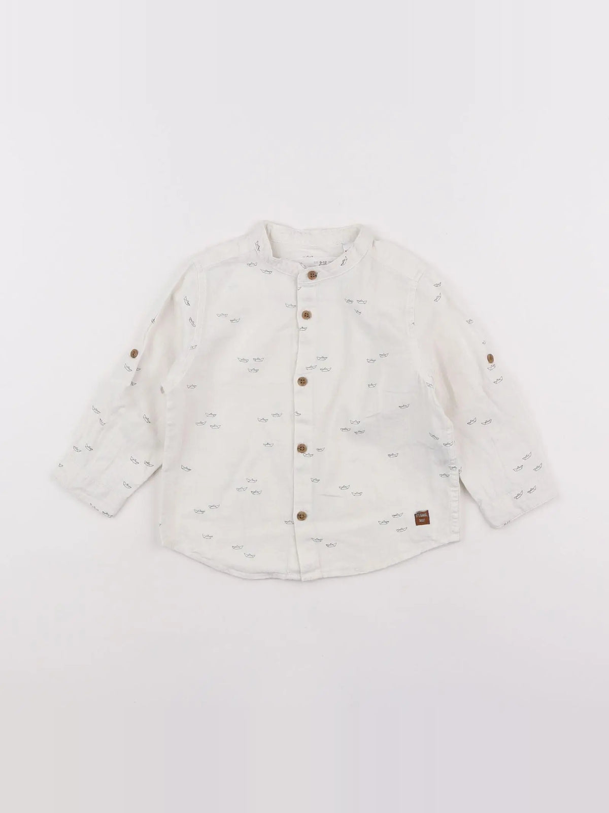 Zara - chemise blanc - 9/12 mois