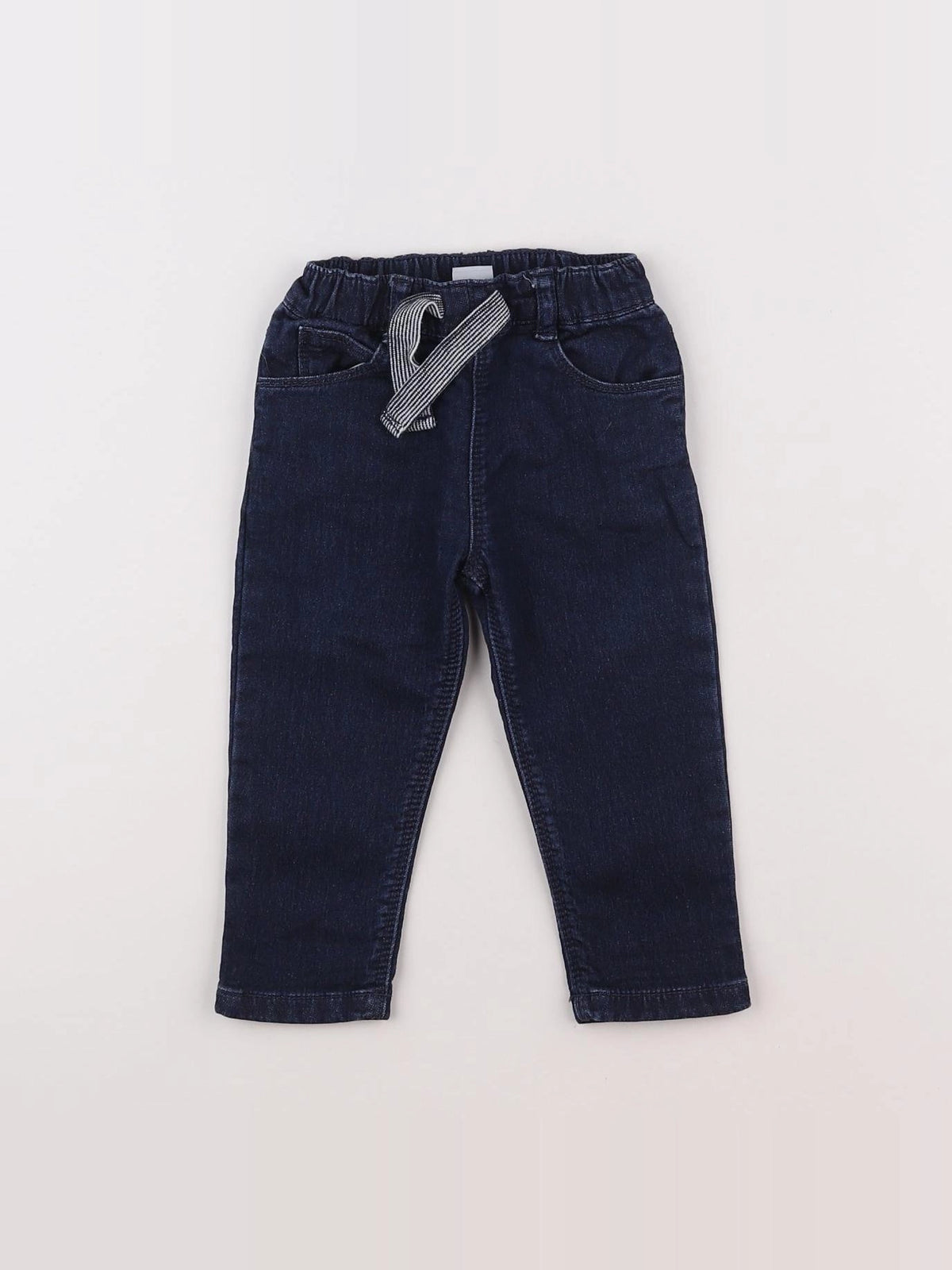 Petit Bateau - jean bleu - 12 mois