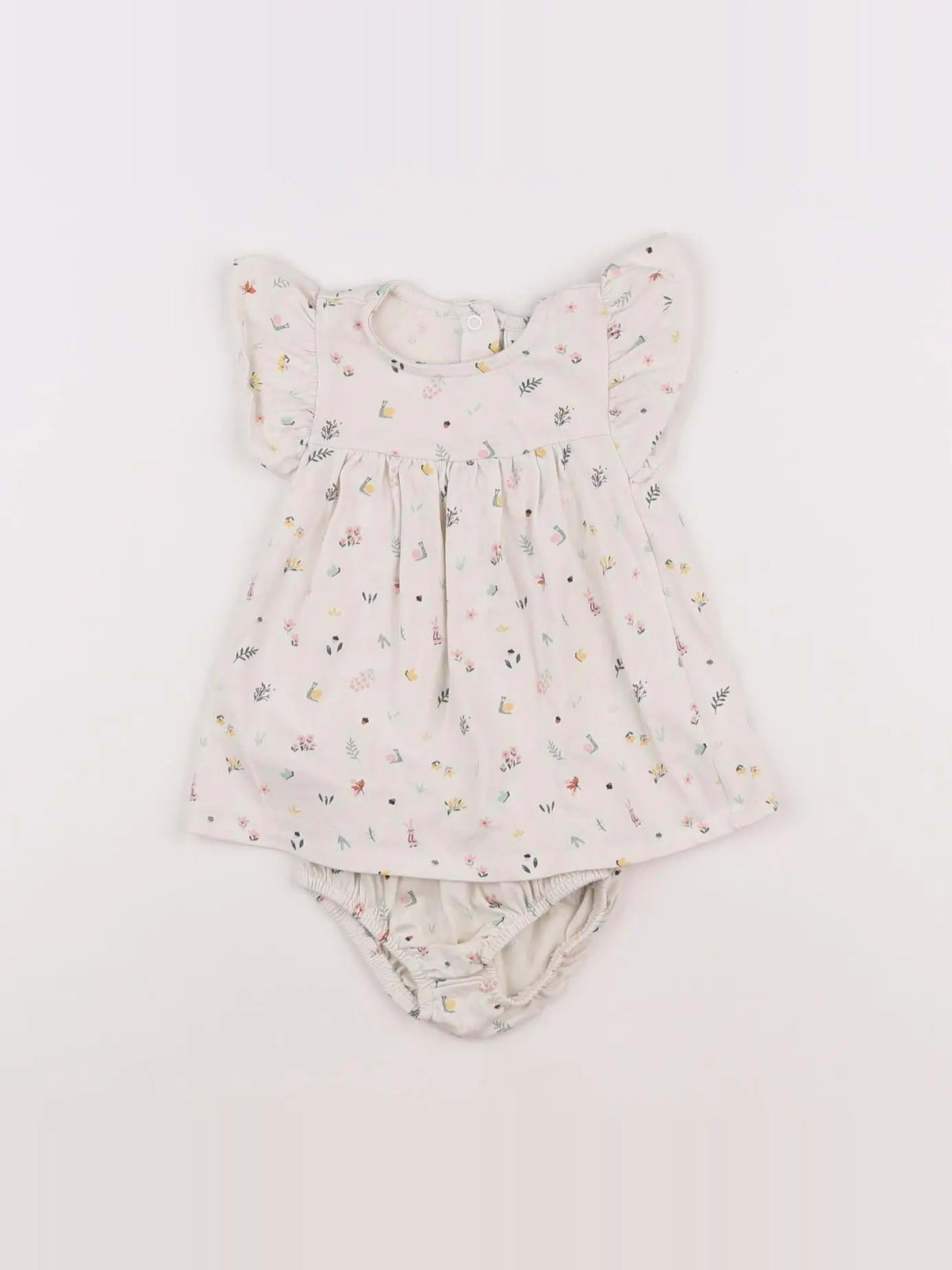 Tape à l'oeil - robe beige - 3 mois