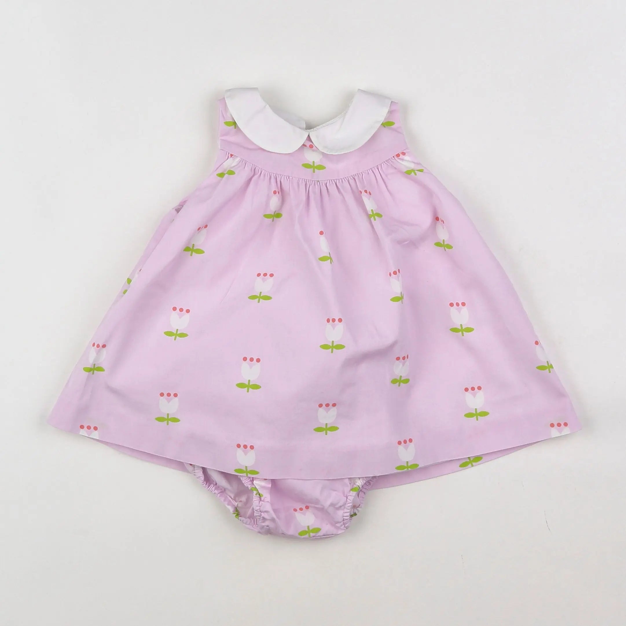Jacadi - robe rose - 6 mois