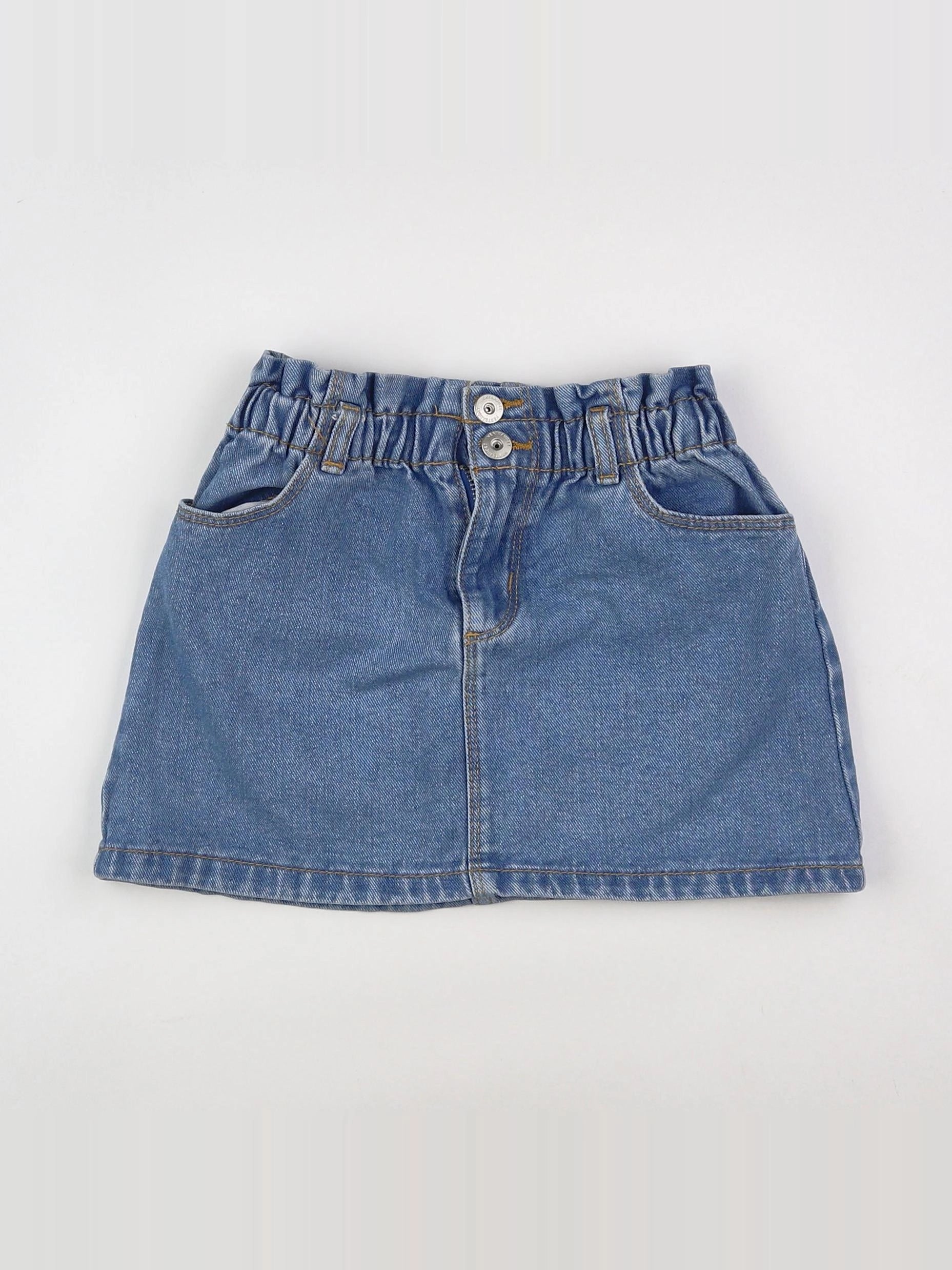 Vertbaudet - jupe bleu - 7 ans