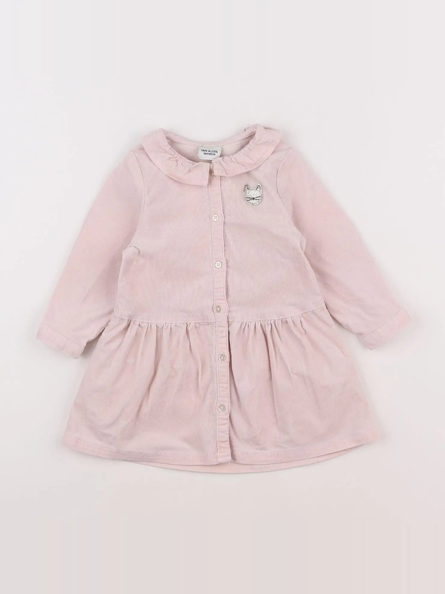 Tape à l'oeil - robe rose - 18 mois