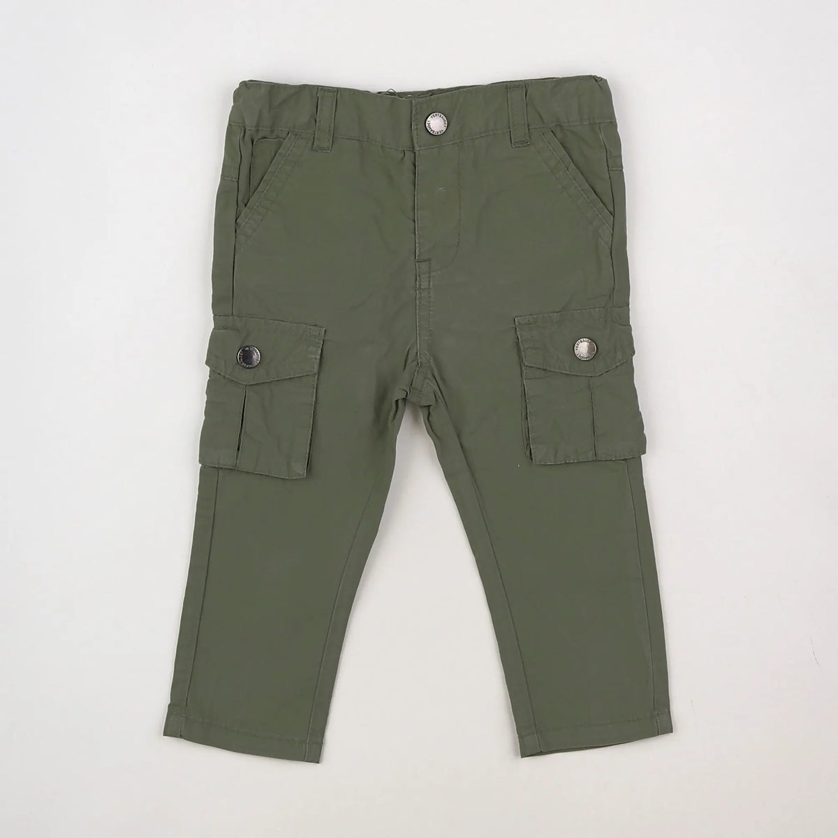 Vertbaudet - pantalon vert - 9 mois