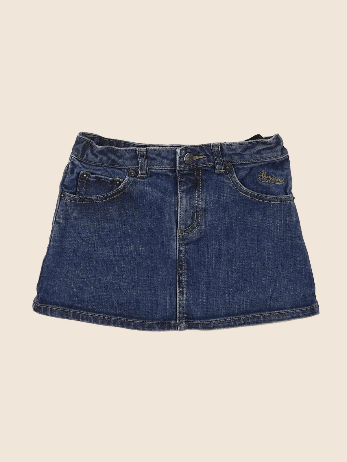 Bonpoint - jupe bleu - 6 ans