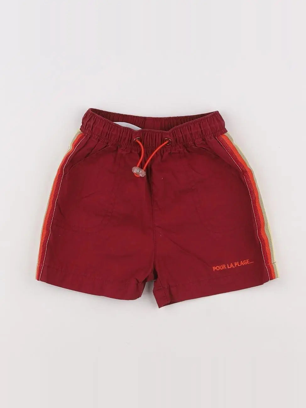 Petit Bateau - maillot de bain rouge, jaune - 6 mois