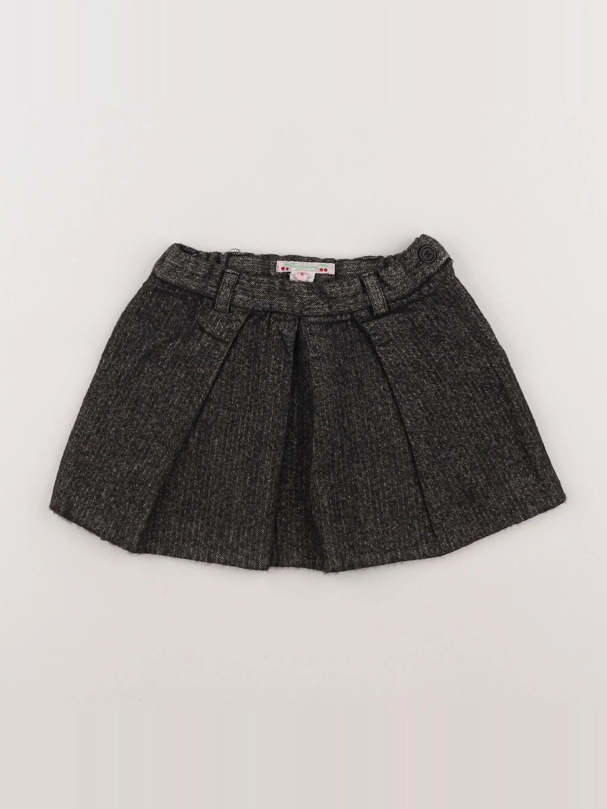 Bonpoint - jupe gris - 6 ans