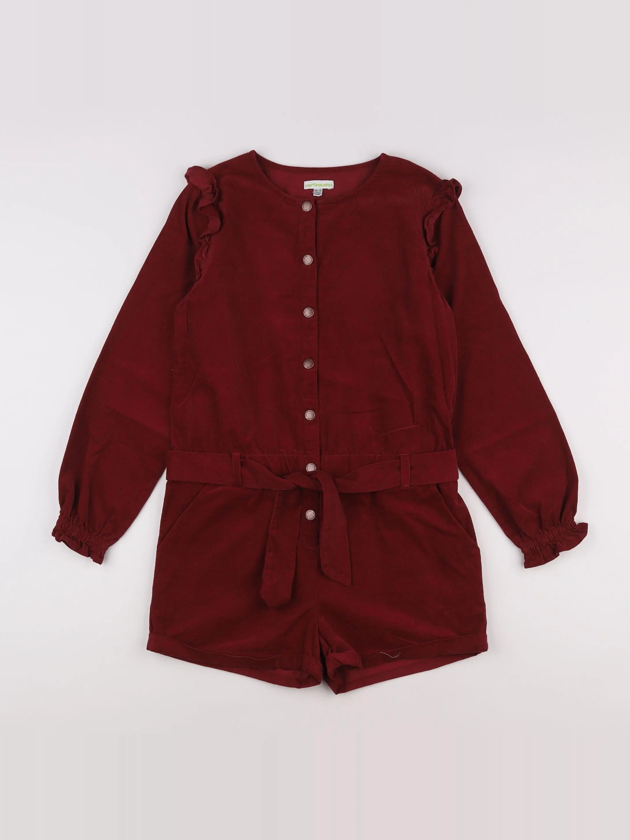 Vertbaudet - combinaison rouge - 12 ans