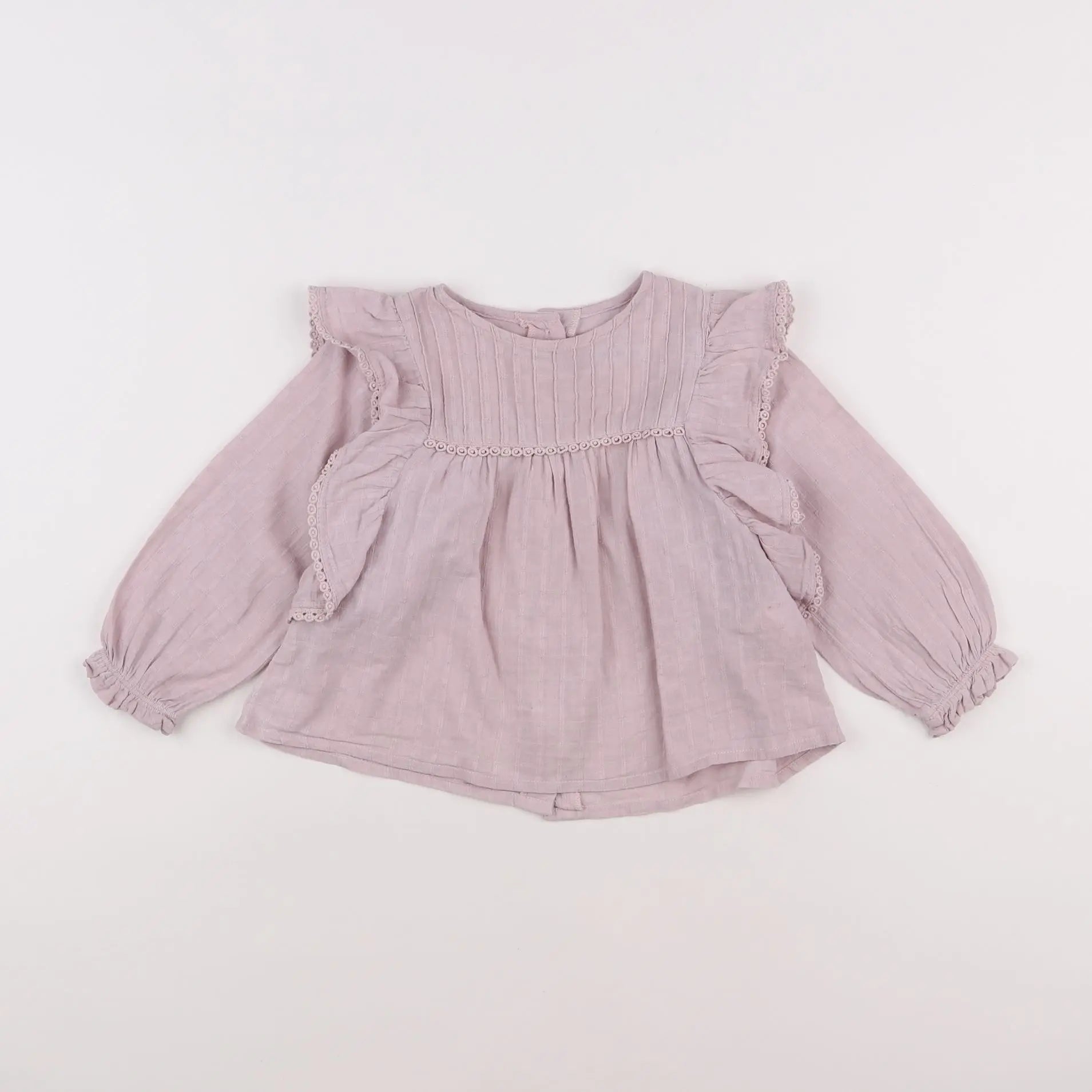 Vertbaudet - blouse rose - 18 mois
