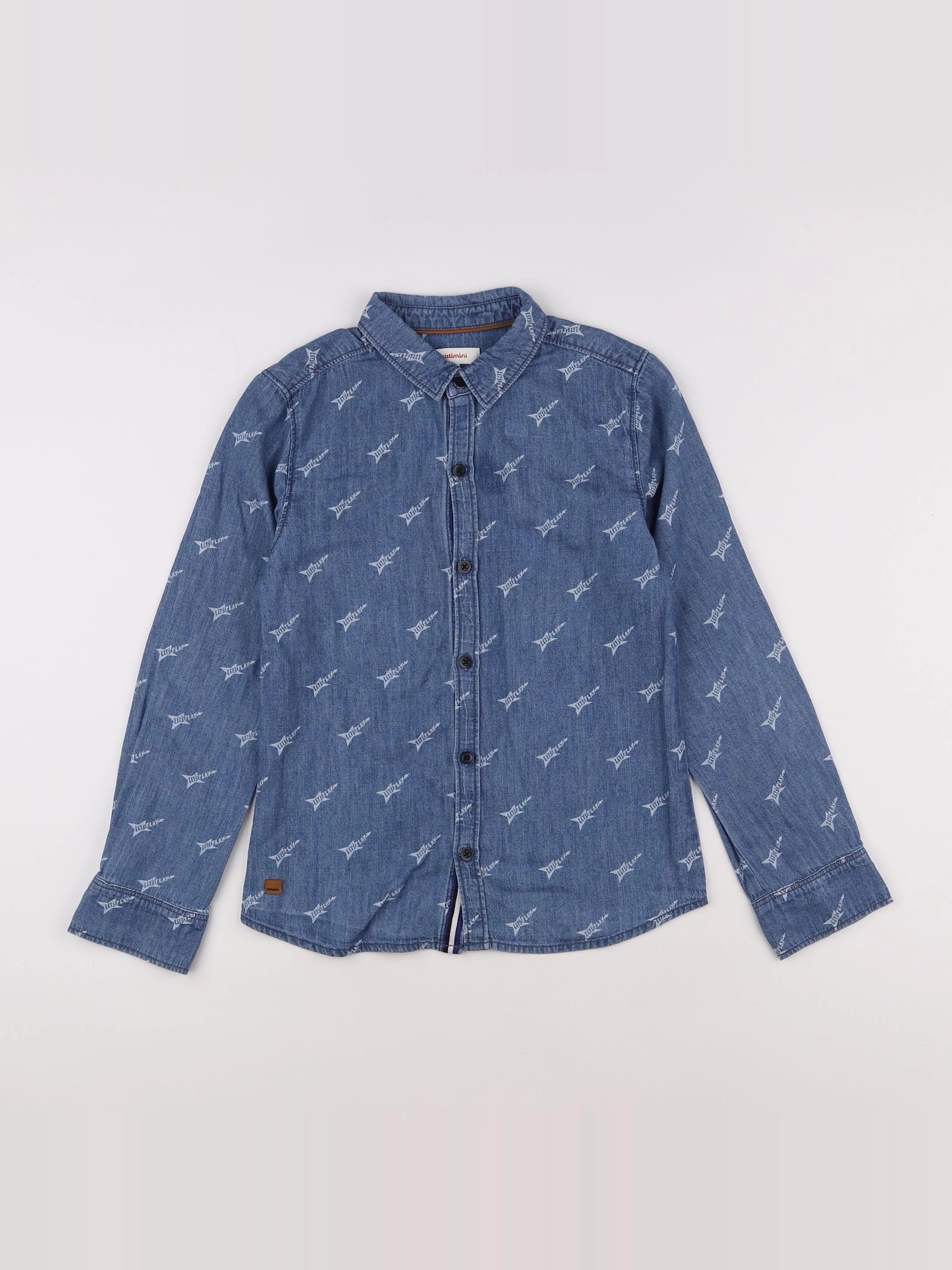 Catimini - chemise bleu - 10 ans