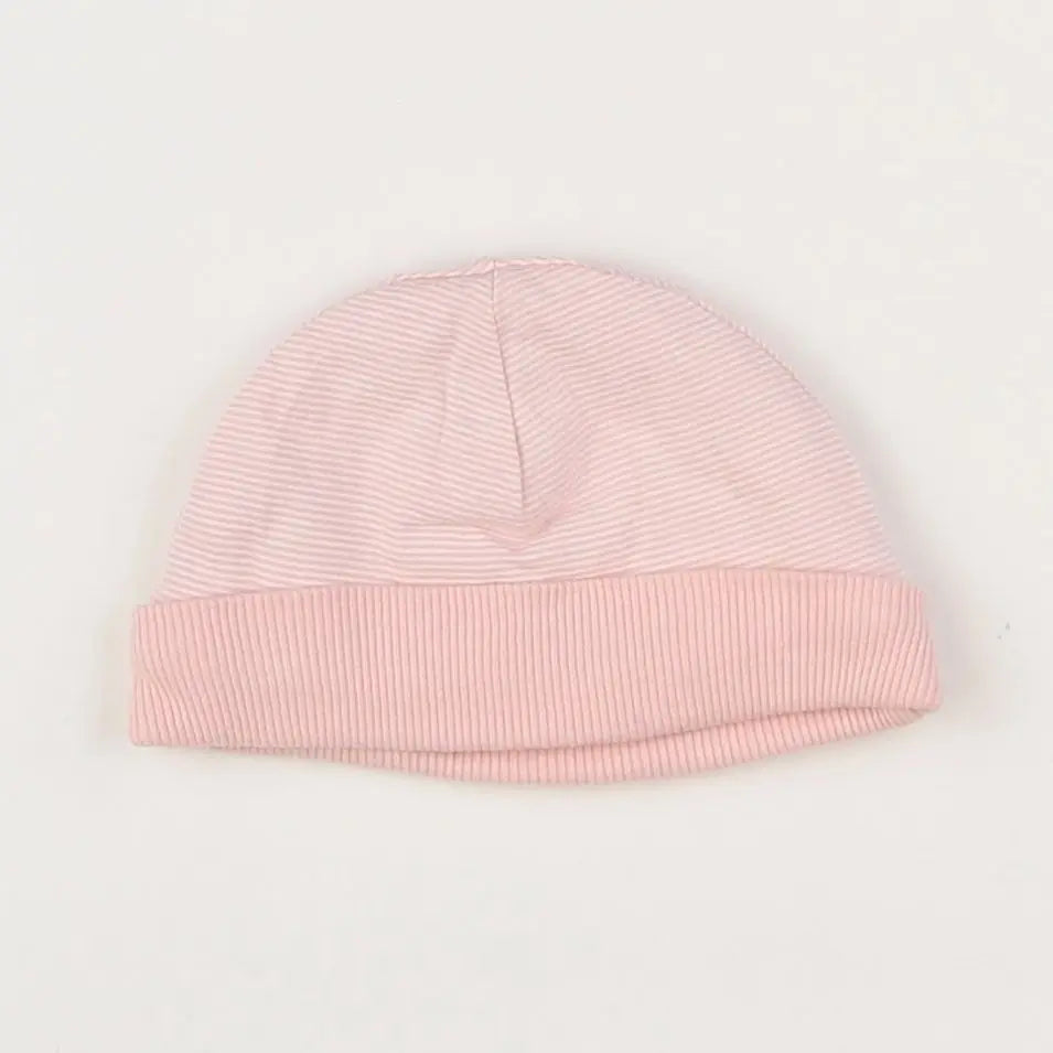 Vertbaudet - bonnet rose - 3 mois
