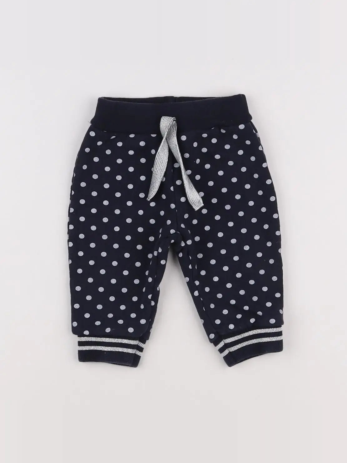 Petit Bateau - jogging bleu, argent - 6 mois