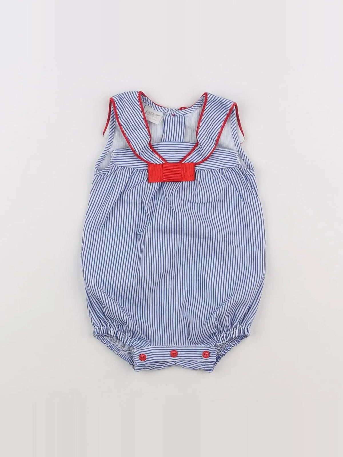 Paz Rodriguez - combinaison bleu, blanc - 3 mois