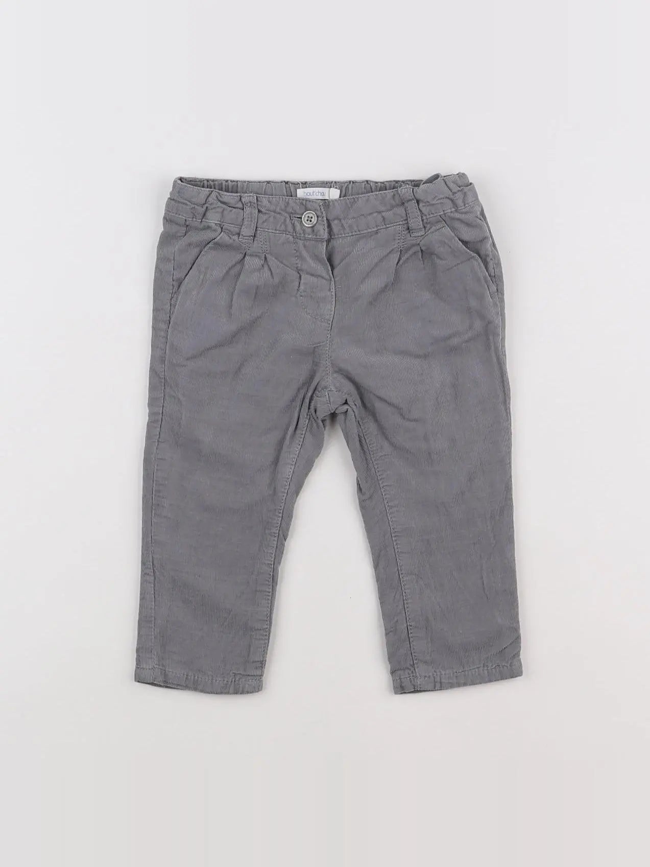 Boutchou - pantalon gris - 9 mois