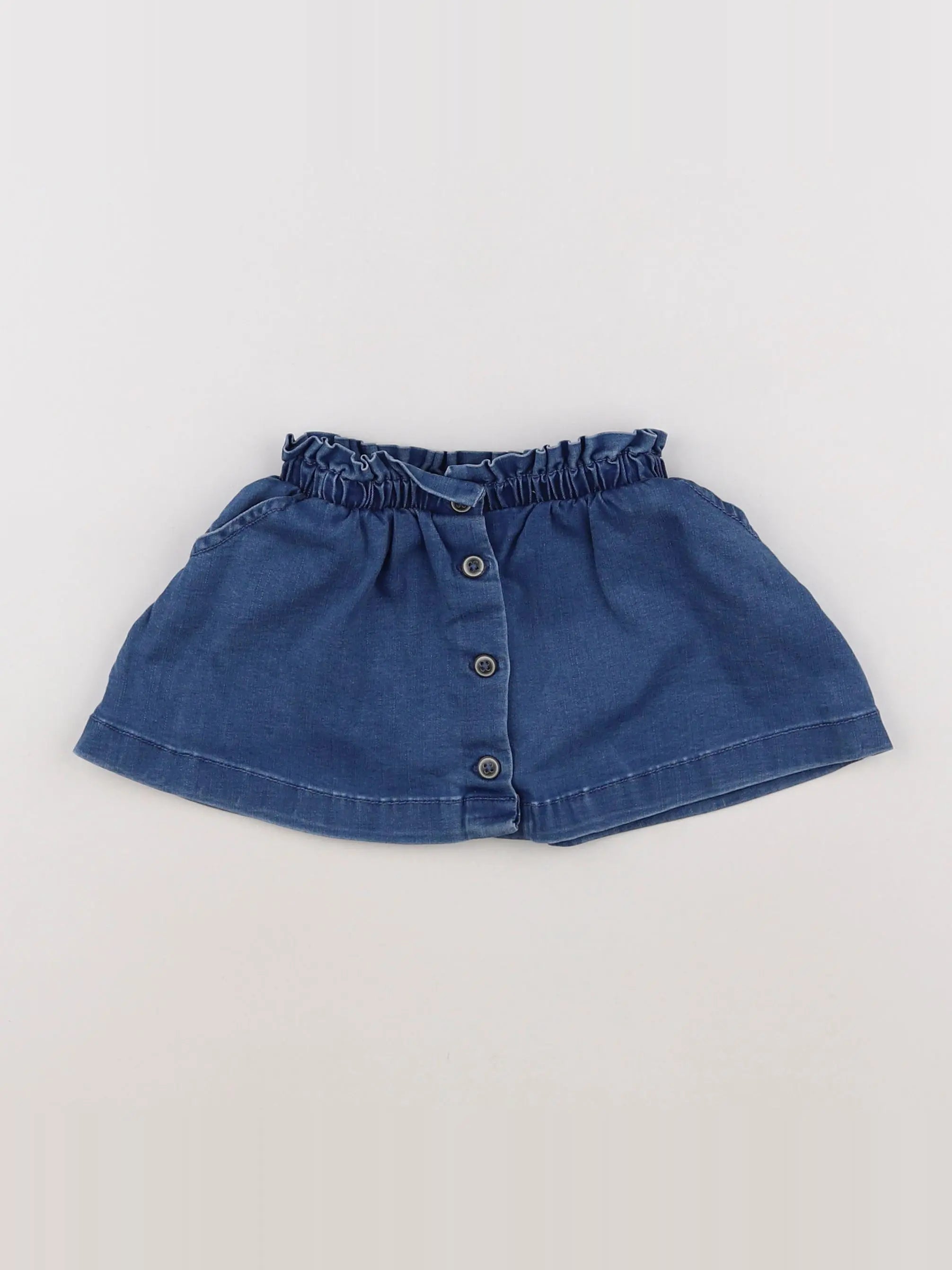Vertbaudet - jupe bleu - 18 mois