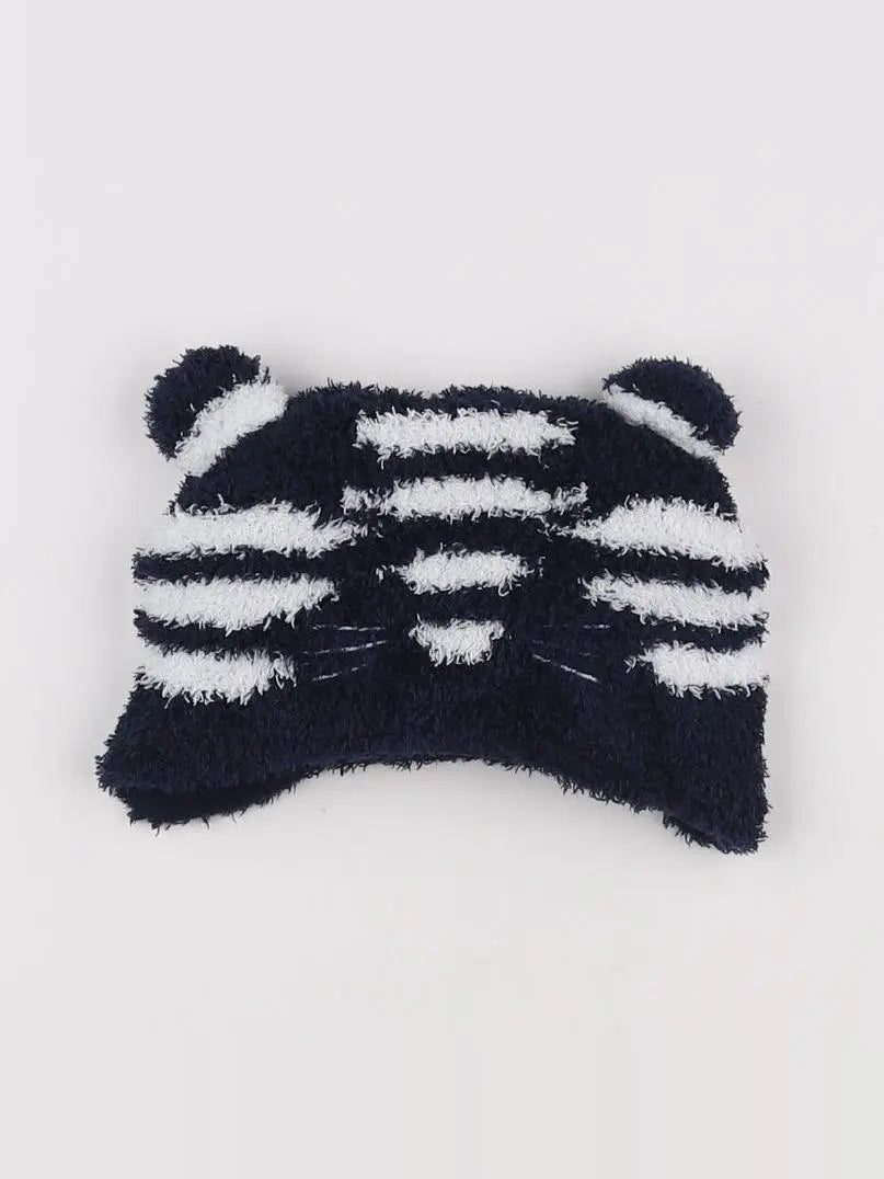 Catimini - bonnet bleu, blanc - 3 mois