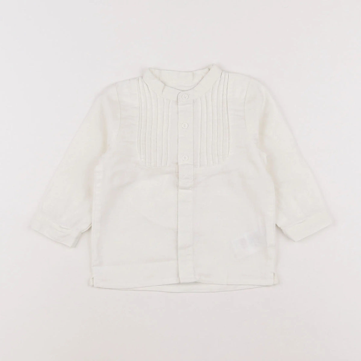 Vertbaudet - chemise blanc - 12 mois