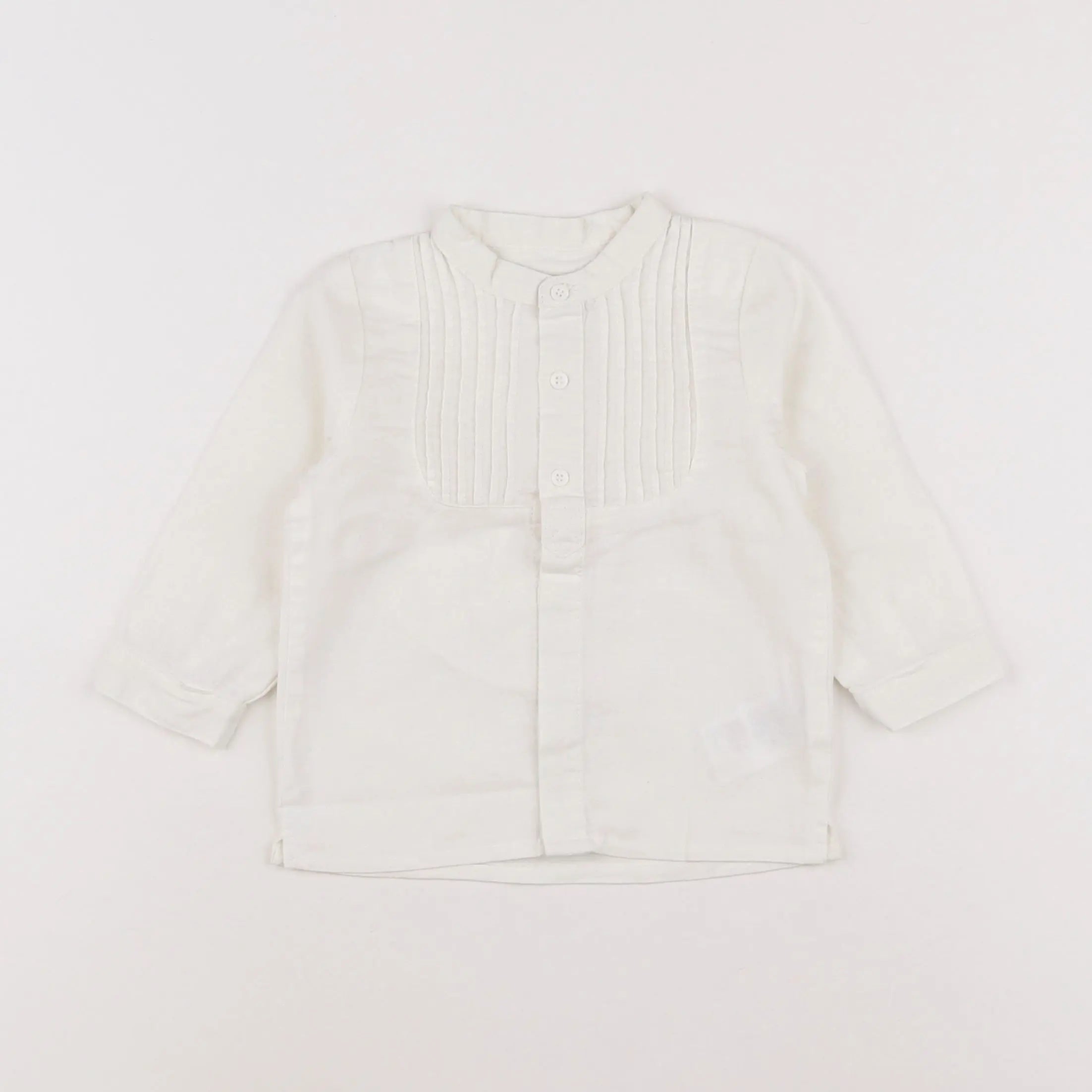 Vertbaudet - chemise blanc - 12 mois