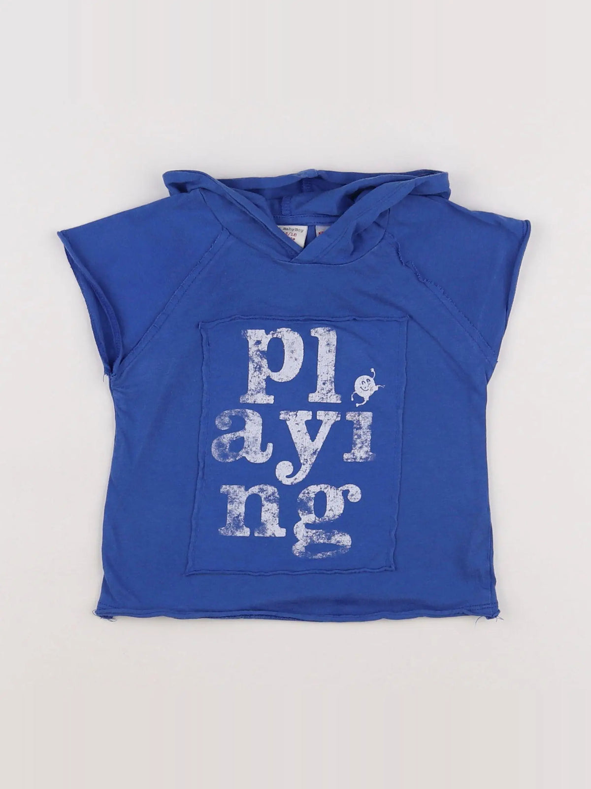 Zara - tee-shirt bleu - 12/18 mois