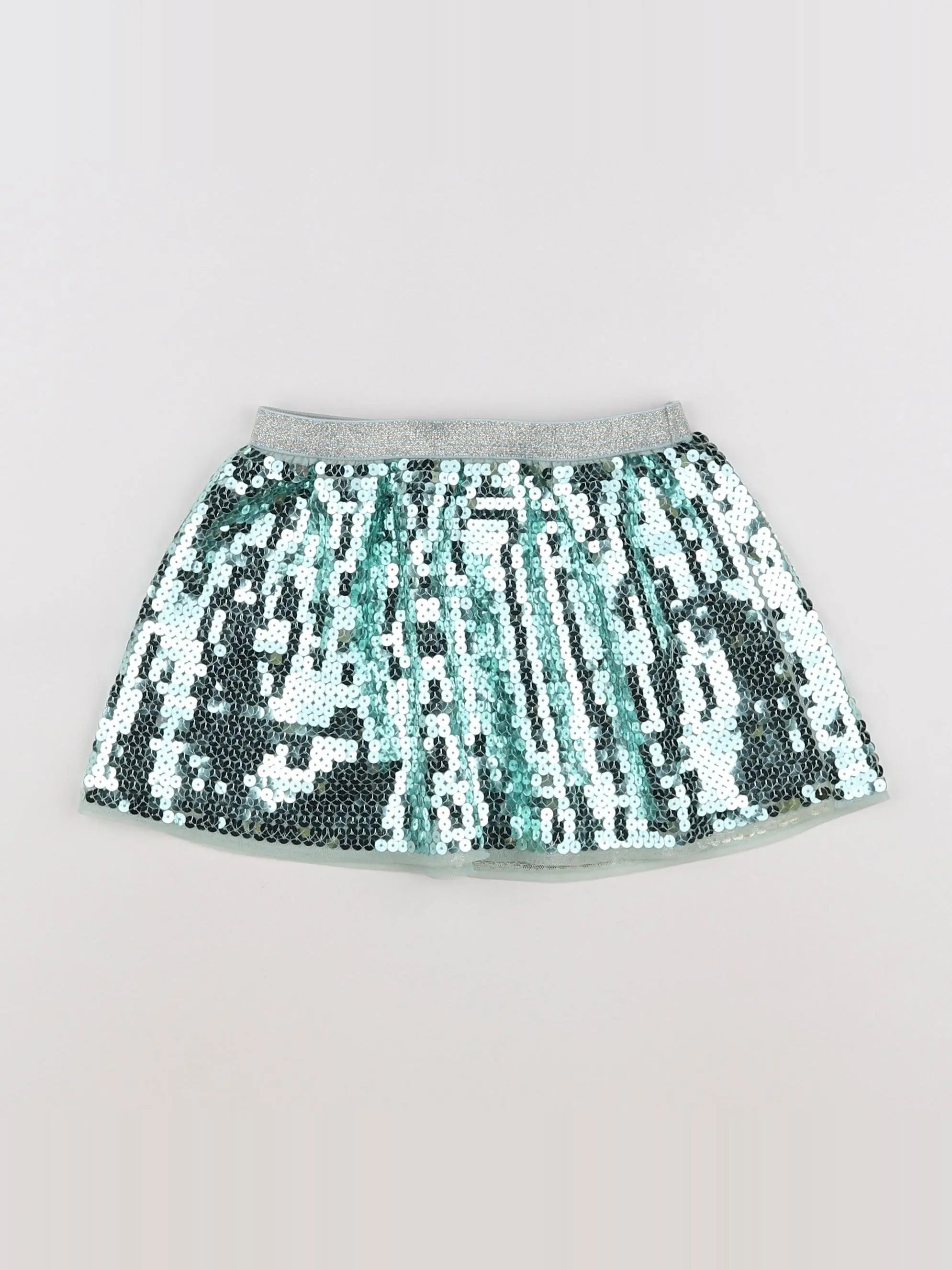 H&M - jupe vert, argent - 18 mois à 2 ans