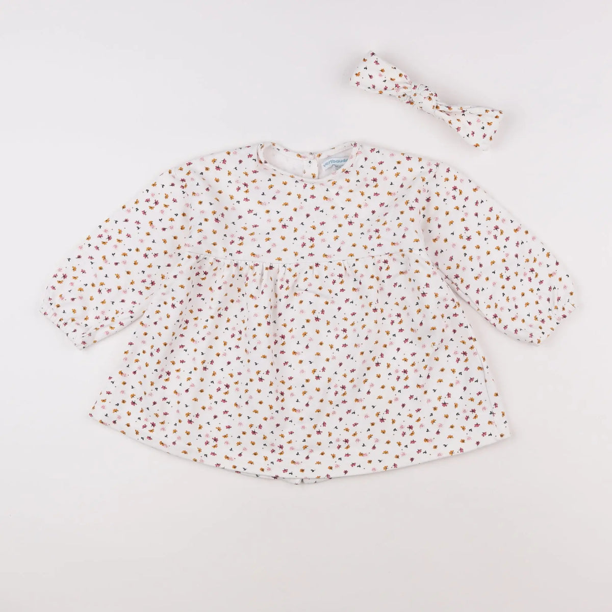 Vertbaudet - robe multicolore - 2 ans