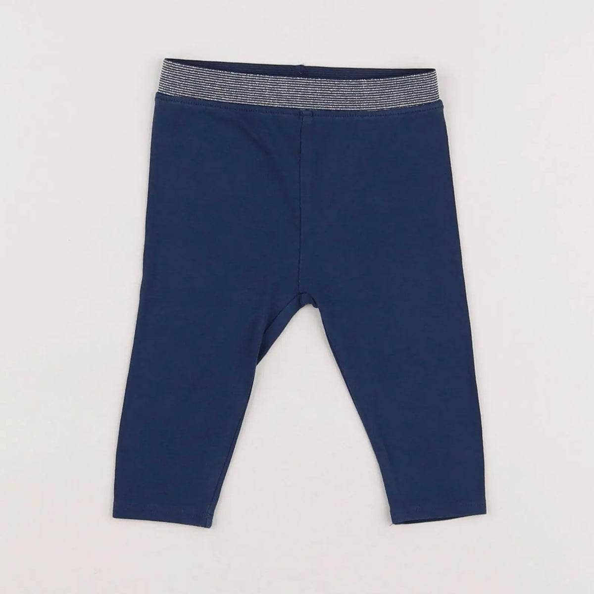 Vertbaudet - legging bleu - 6 mois