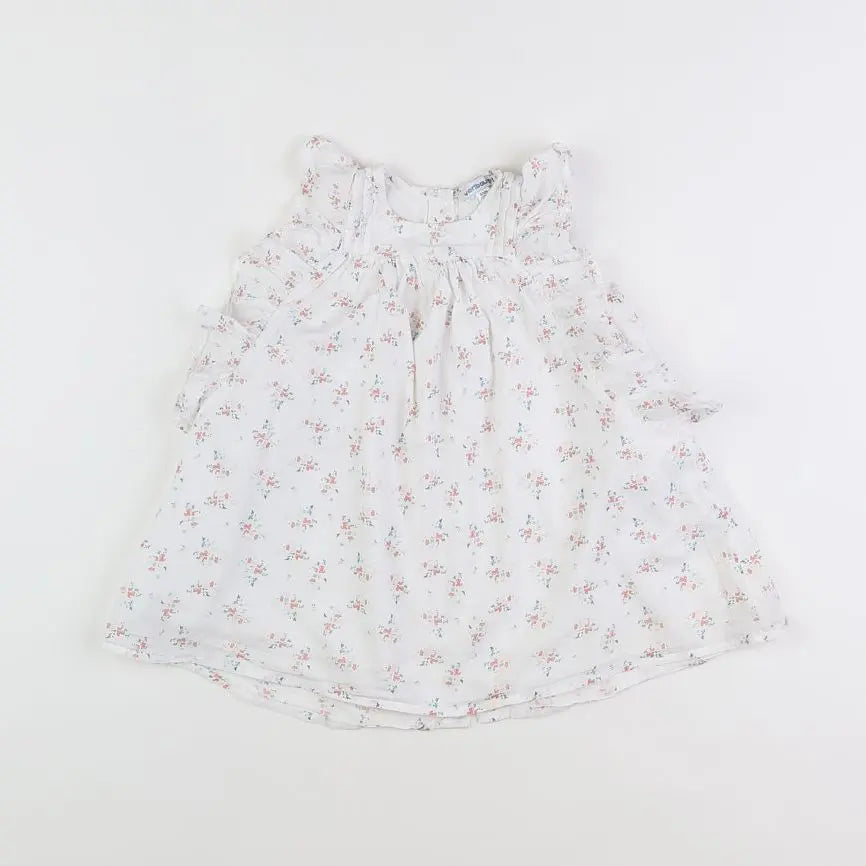 Vertbaudet - robe blanc - 18 mois