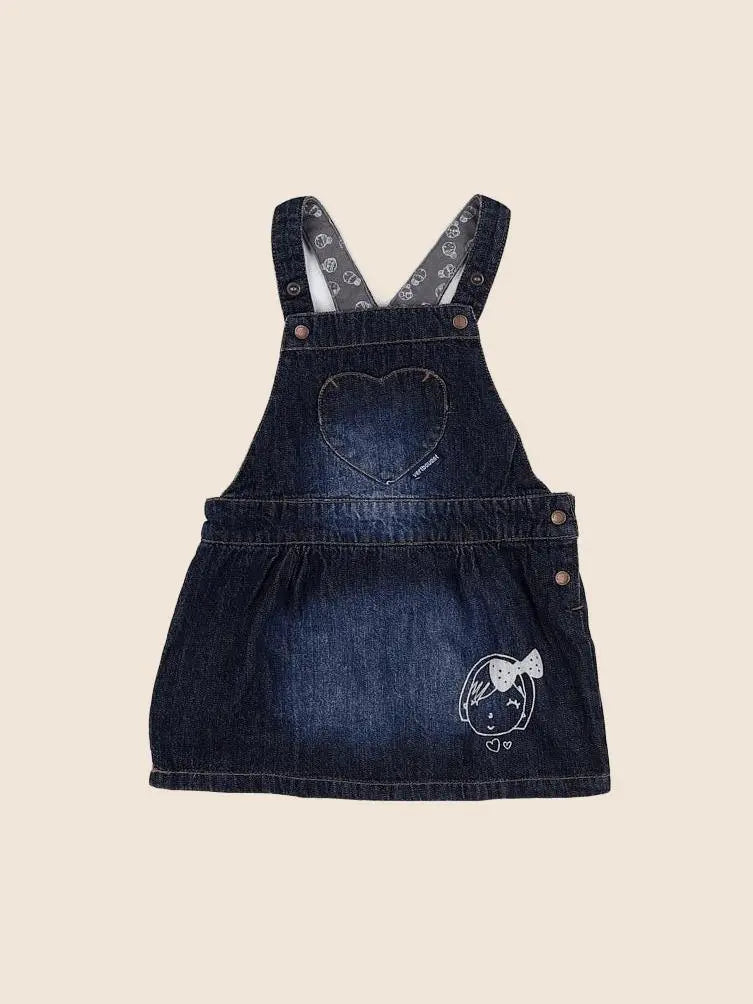 Vertbaudet - robe bleu - 18 mois