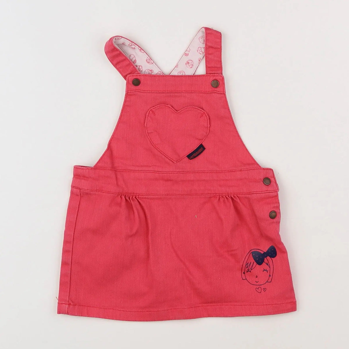 Vertbaudet - robe rose - 9 mois